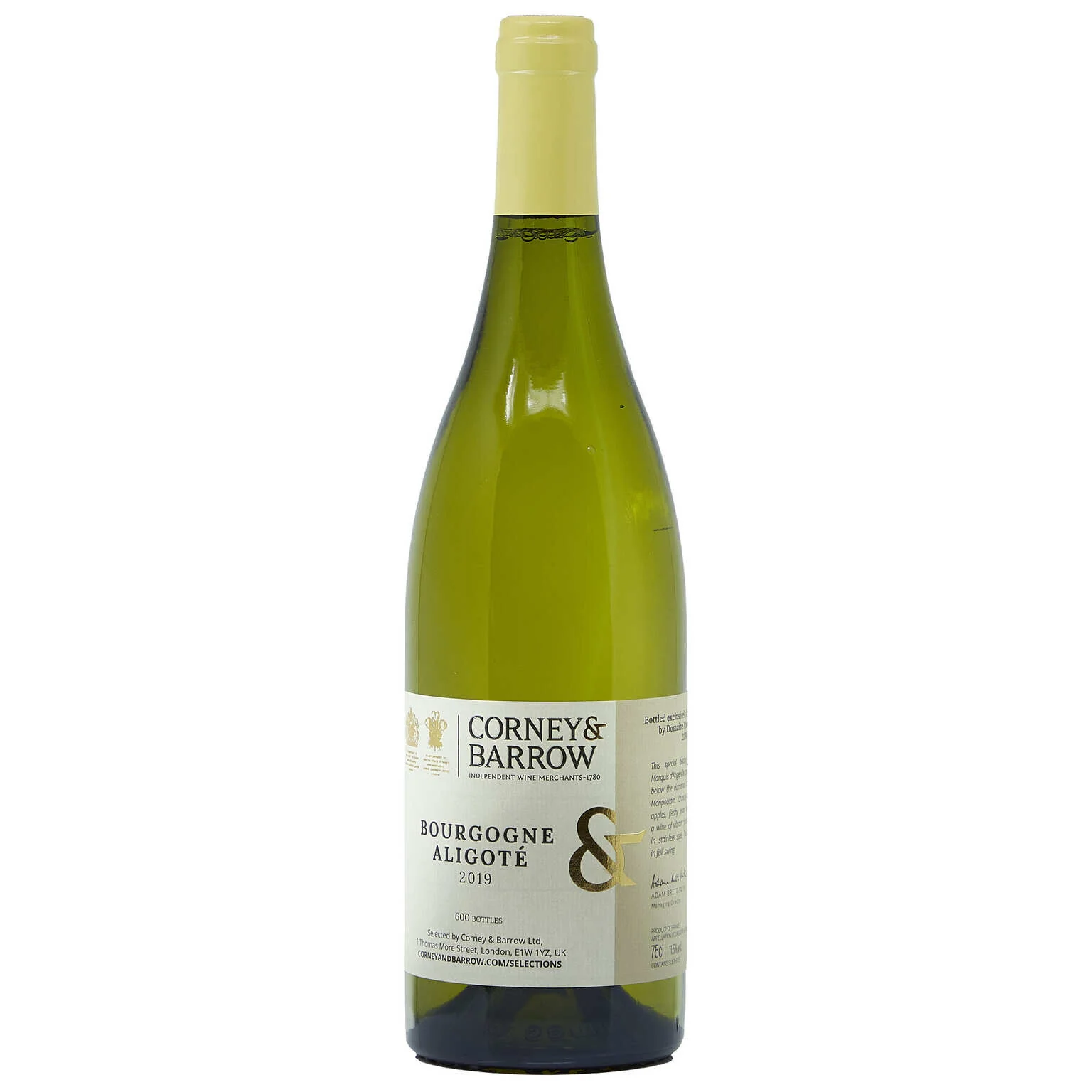 2019 Domaine Marquis d'Angerville, Bourgogne Aligote