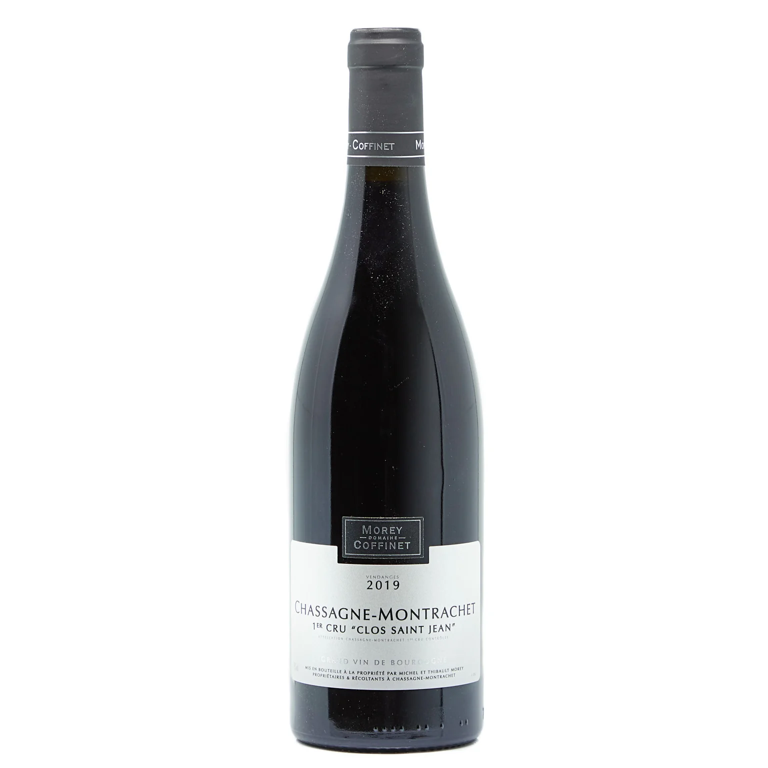 2019 Morey Coffinet, Chassagne-Montrachet Premier Cru, Clos Saint-Jean Rouge