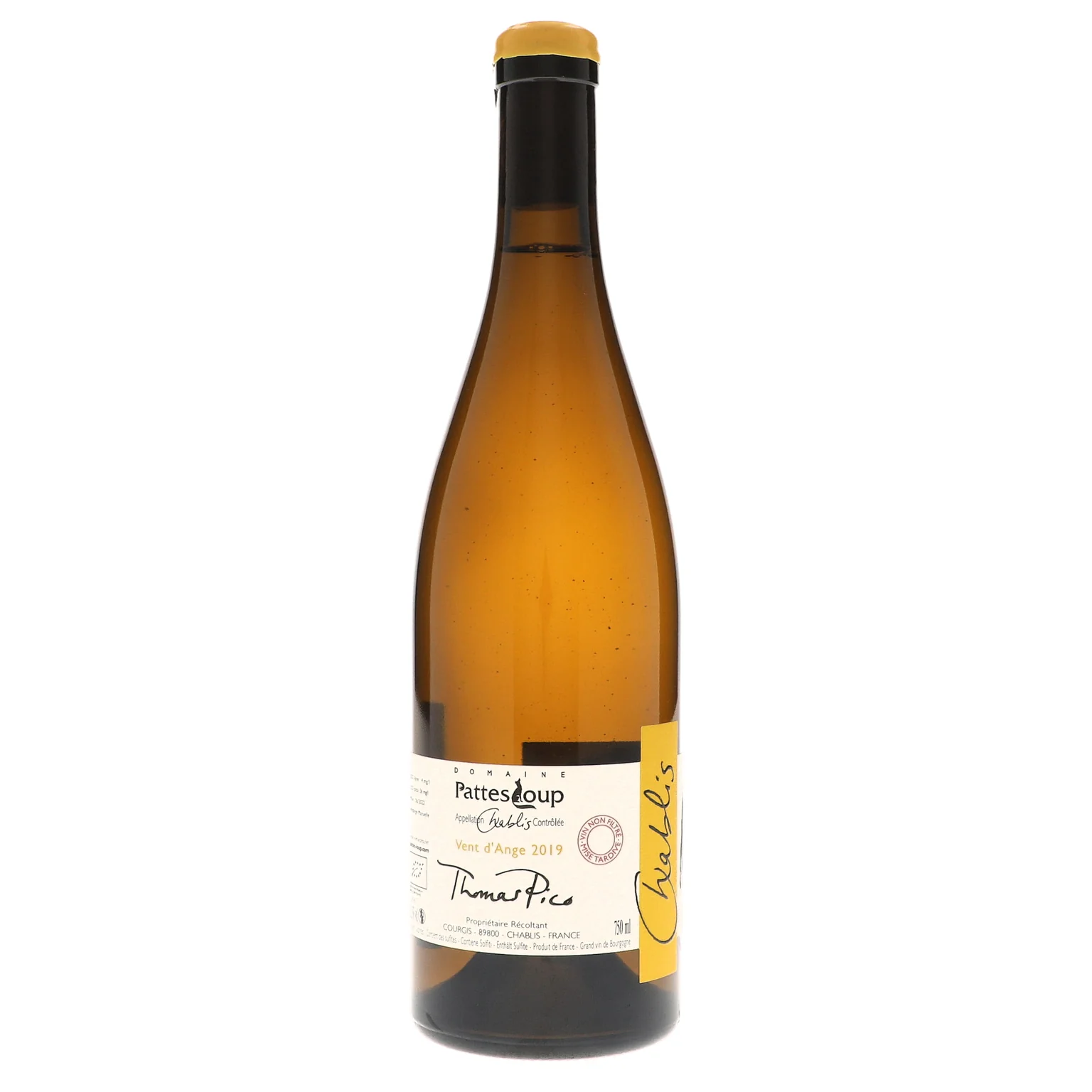 2019 Domaine Pattes Loup, Chablis, Vent d'Ange Mise Tardive