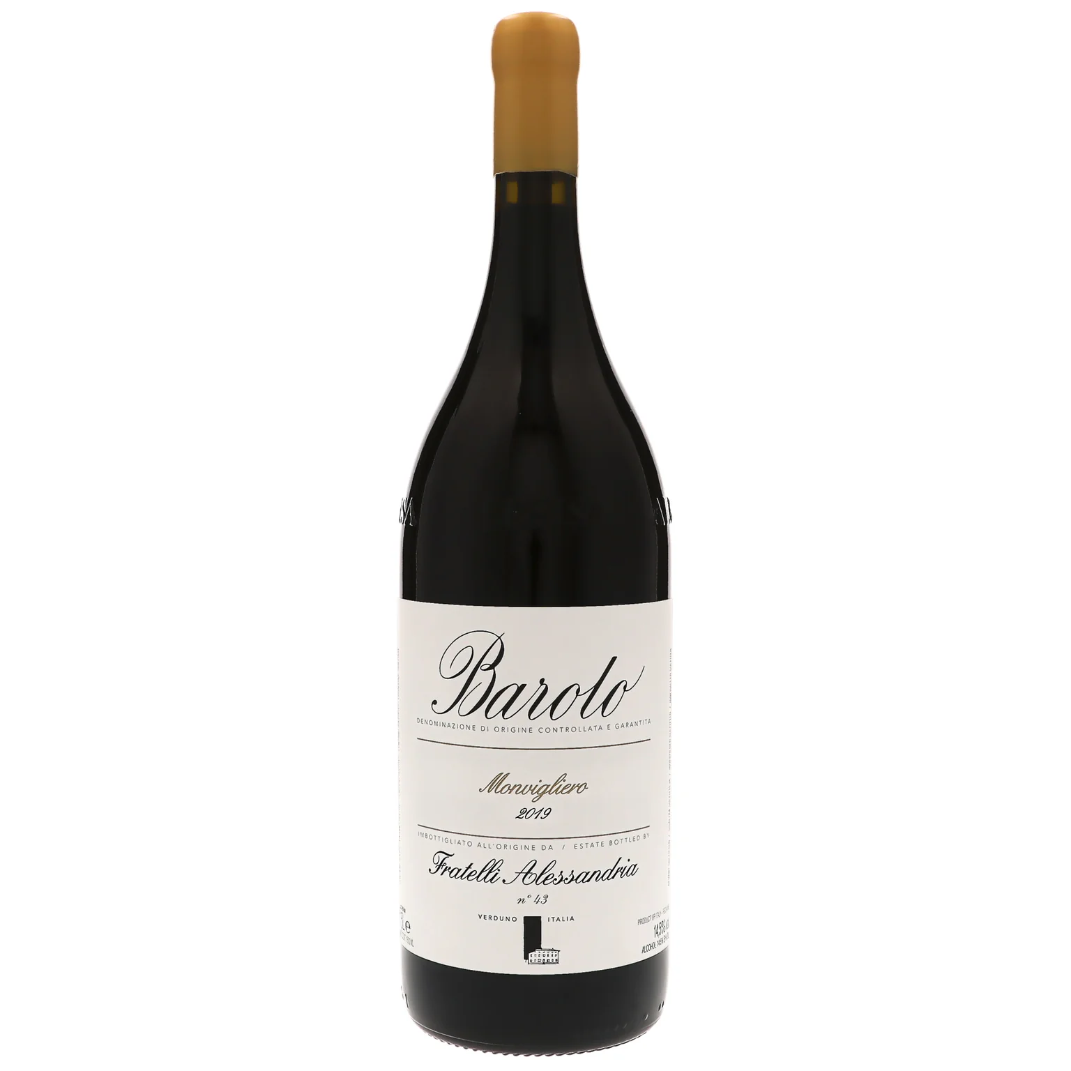 2019 Fratelli Alessandria, Barolo, Monvigliero 1.5L