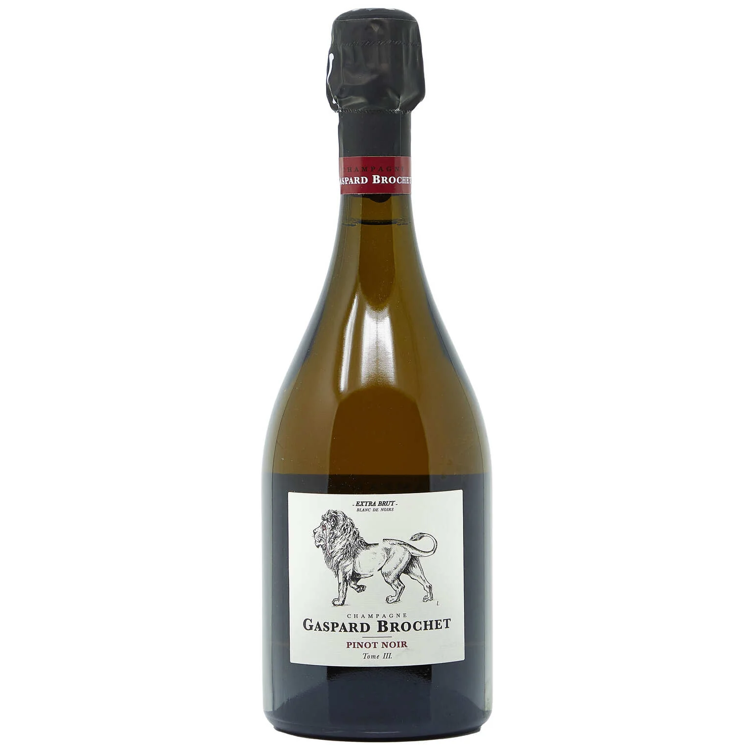 NV Gaspard Brochet, Pinot Noir Tome 3 Blanc de Noirs Extra Brut Lion {2019 Base}