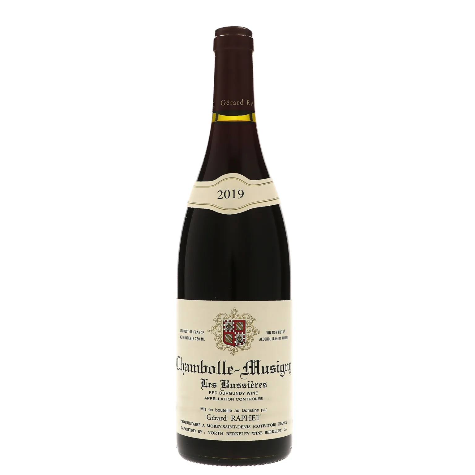 2019 Gerard Raphet, Chambolle-Musigny, Les Bussieres