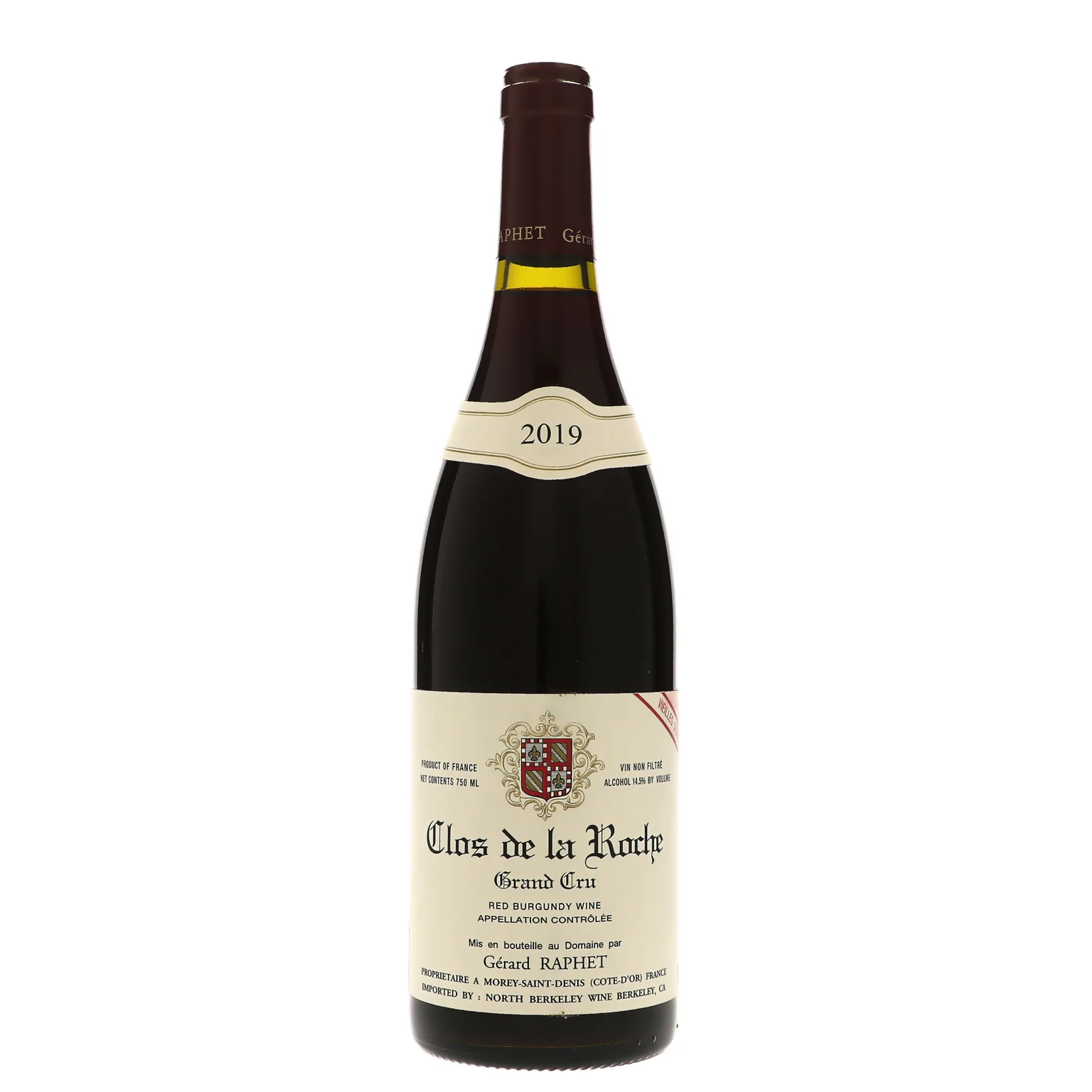 2019 Gerard Raphet, Clos de la Roche Grand Cru, Cuvee Unique Vieilles Vignes