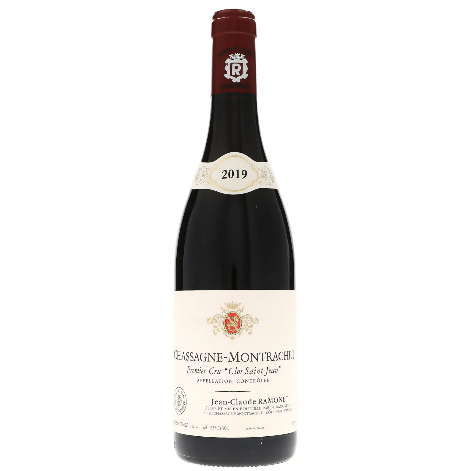 2019 Jean-Claude Ramonet, Chassagne-Montrachet Premier Cru, Clos Saint-Jean Rouge
