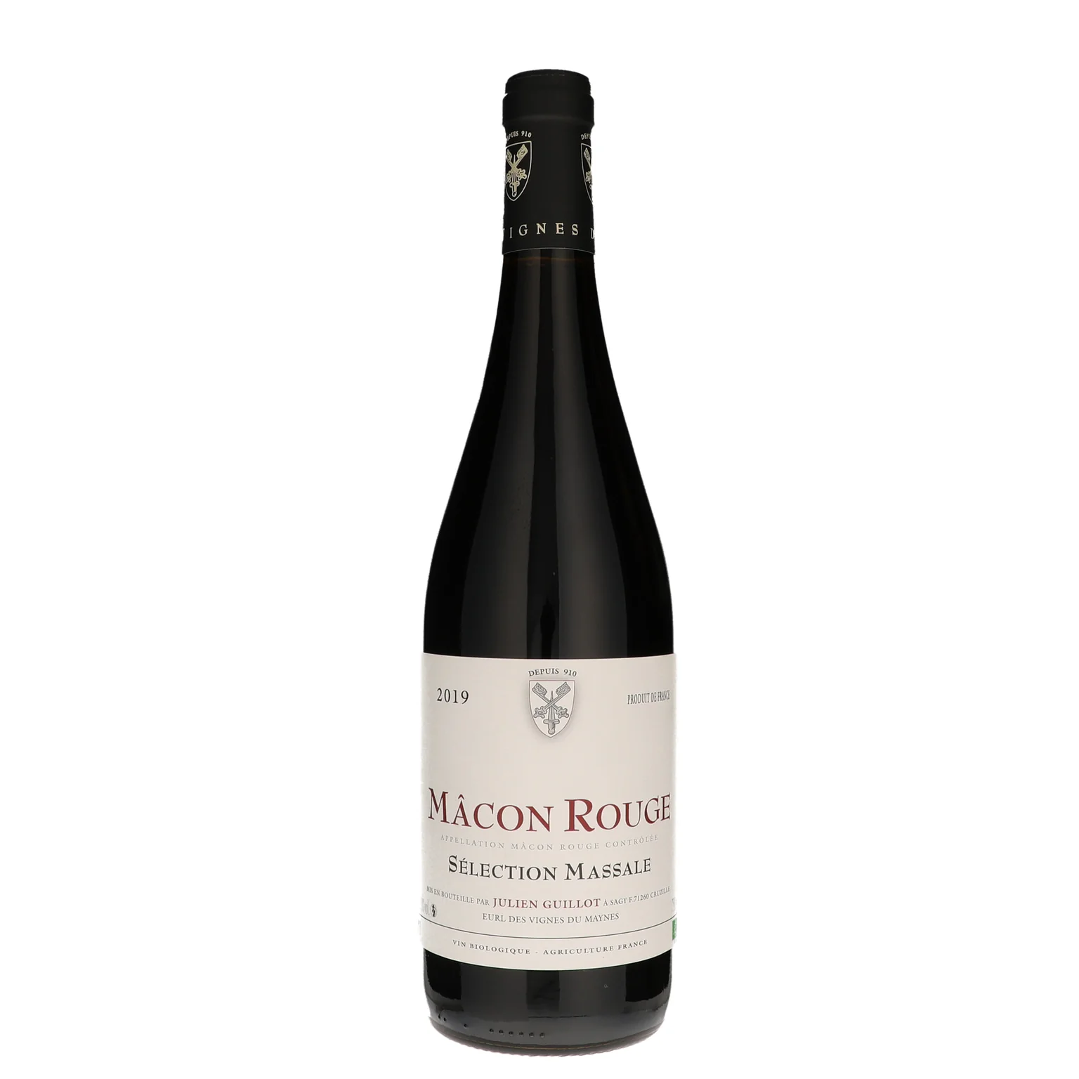 2019 Julien Guillot (Vignes du Maynes), Macon Rouge Selection Massale