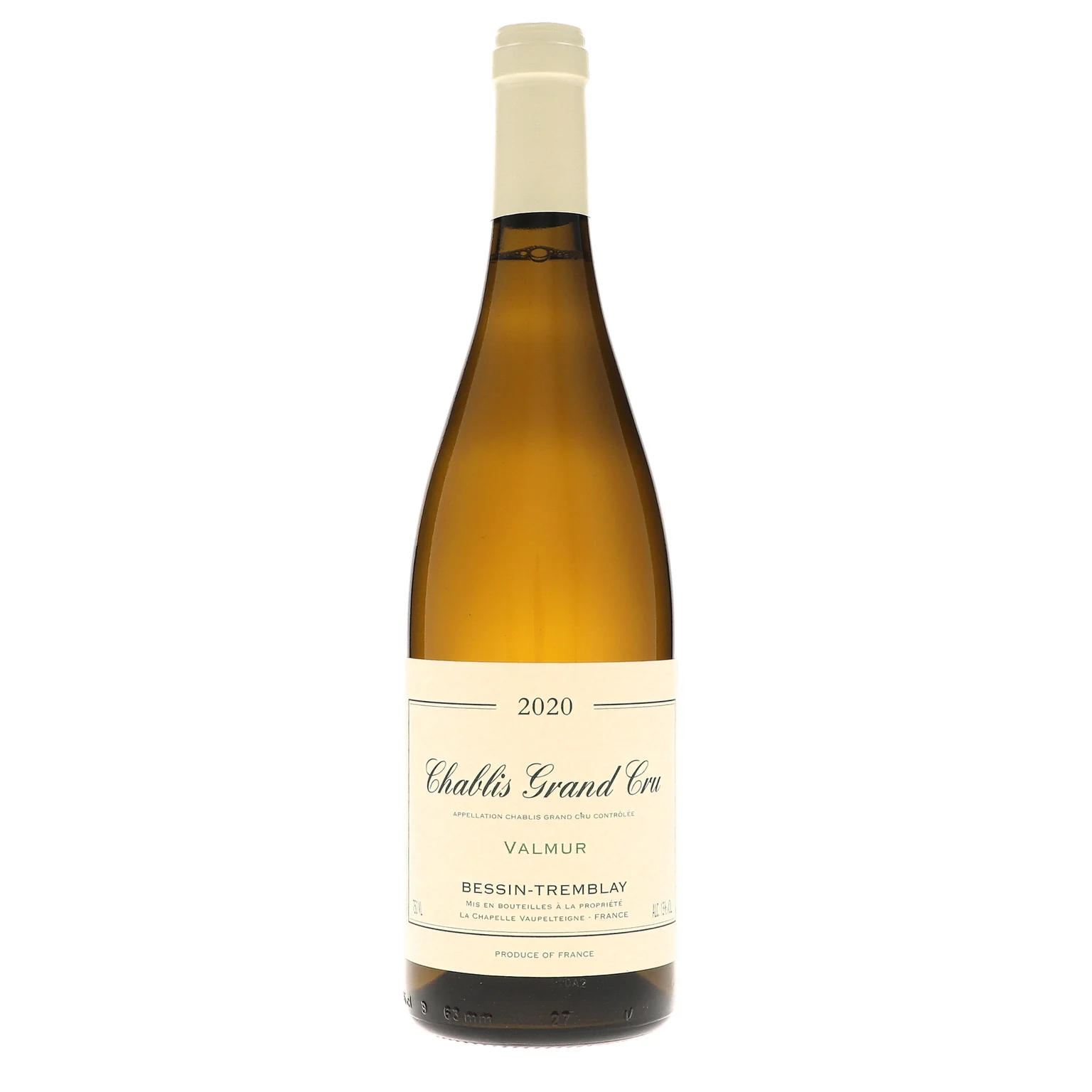 2020 Bessin-Tremblay, Chablis Grand Cru, Valmur
