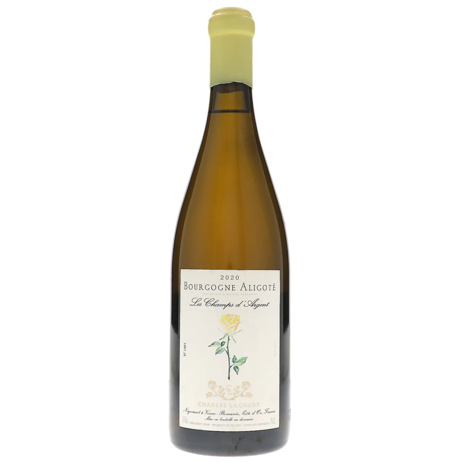 2020 Charles Lachaux, Bourgogne Aligote, Les Champs D'Argent