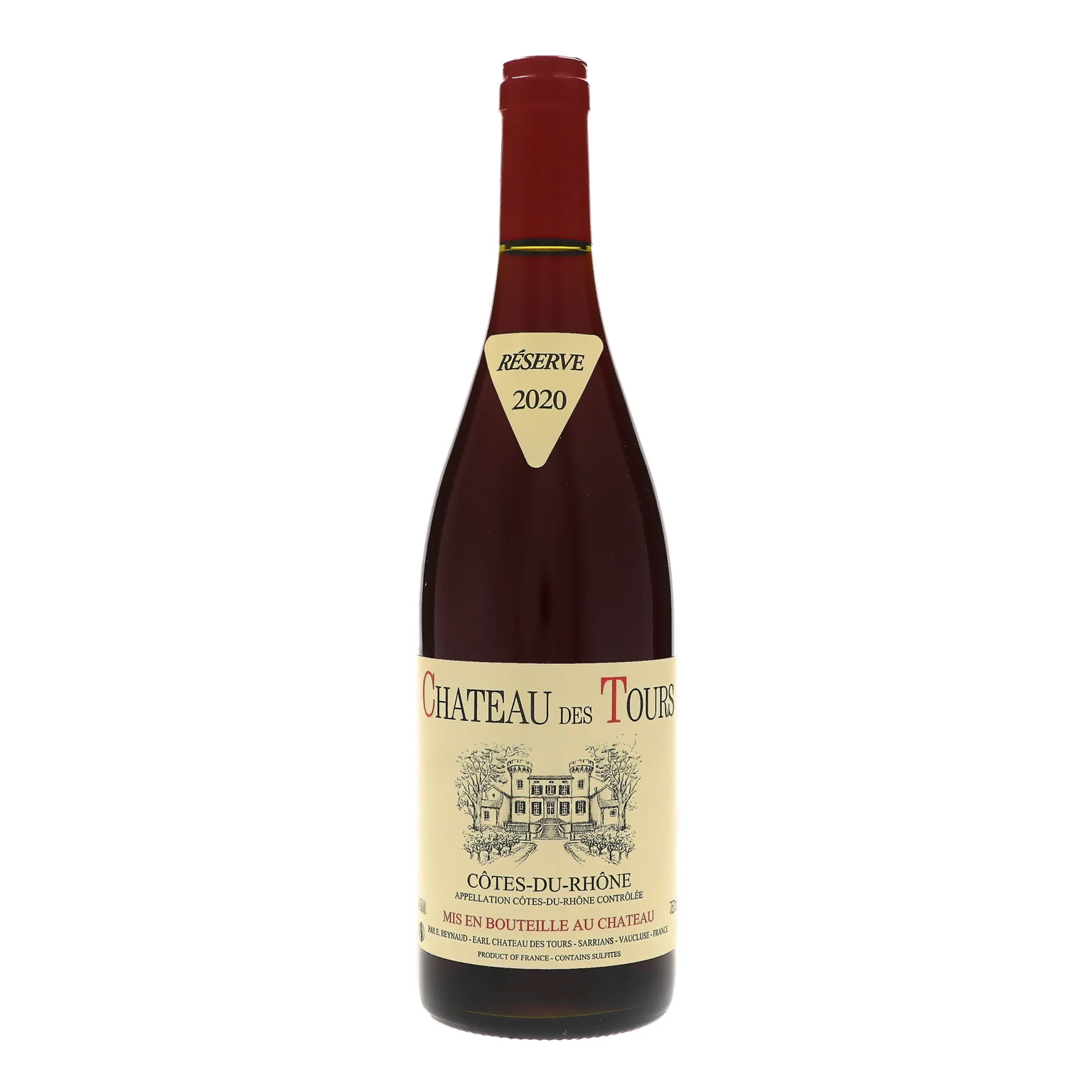 2020 Chateau des Tours, Cotes du Rhone, Rouge