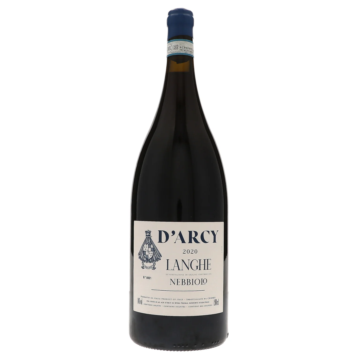 2020 D'Arcy, Nebbiolo, Langhe 1.5L