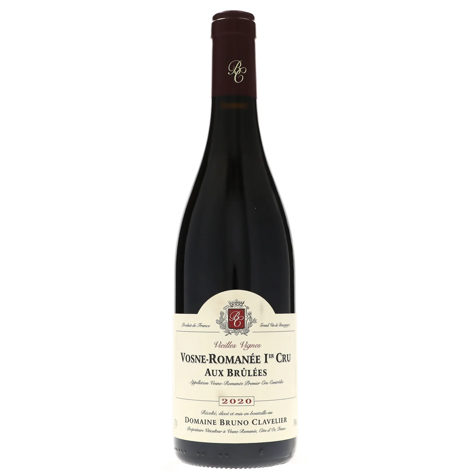 2020 Domaine Bruno Clavelier, Vosne-Romanee Premier Cru, Aux Brulees Vieilles Vignes