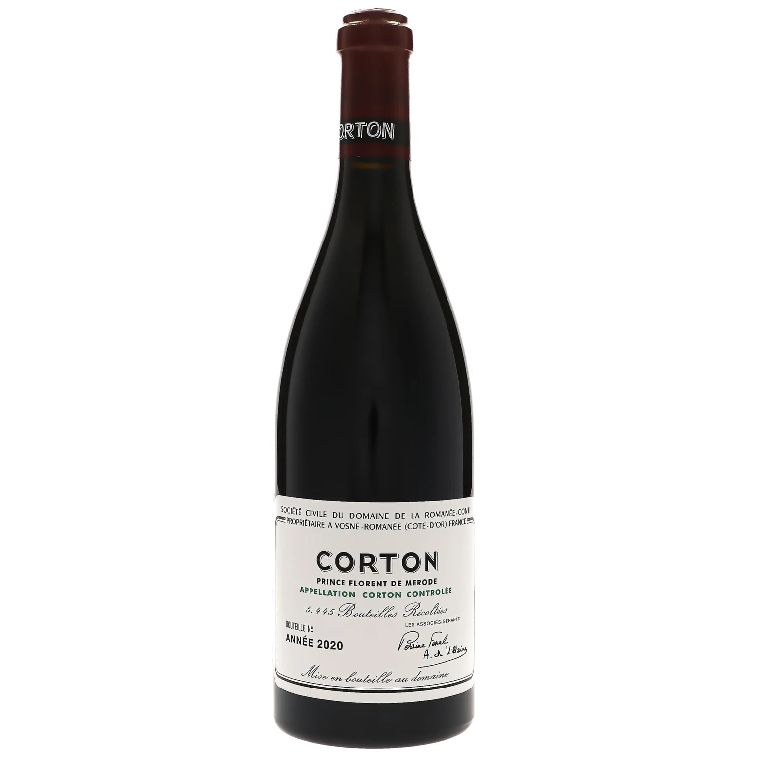 2020 Domaine de la Romanee-Conti, Corton Grand Cru, Prince Florent de Merode