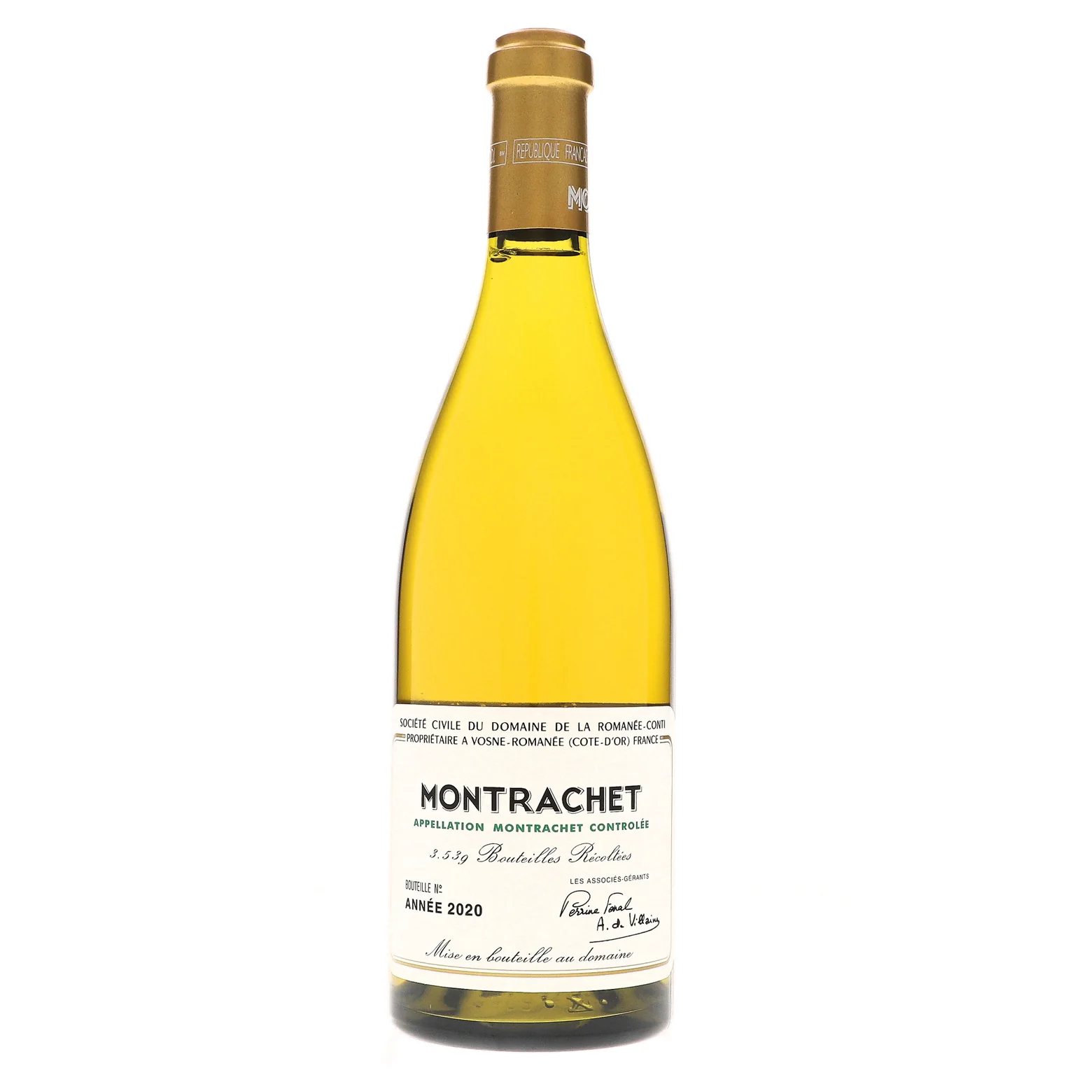 2020 Domaine de la Romanee-Conti, Montrachet Grand Cru