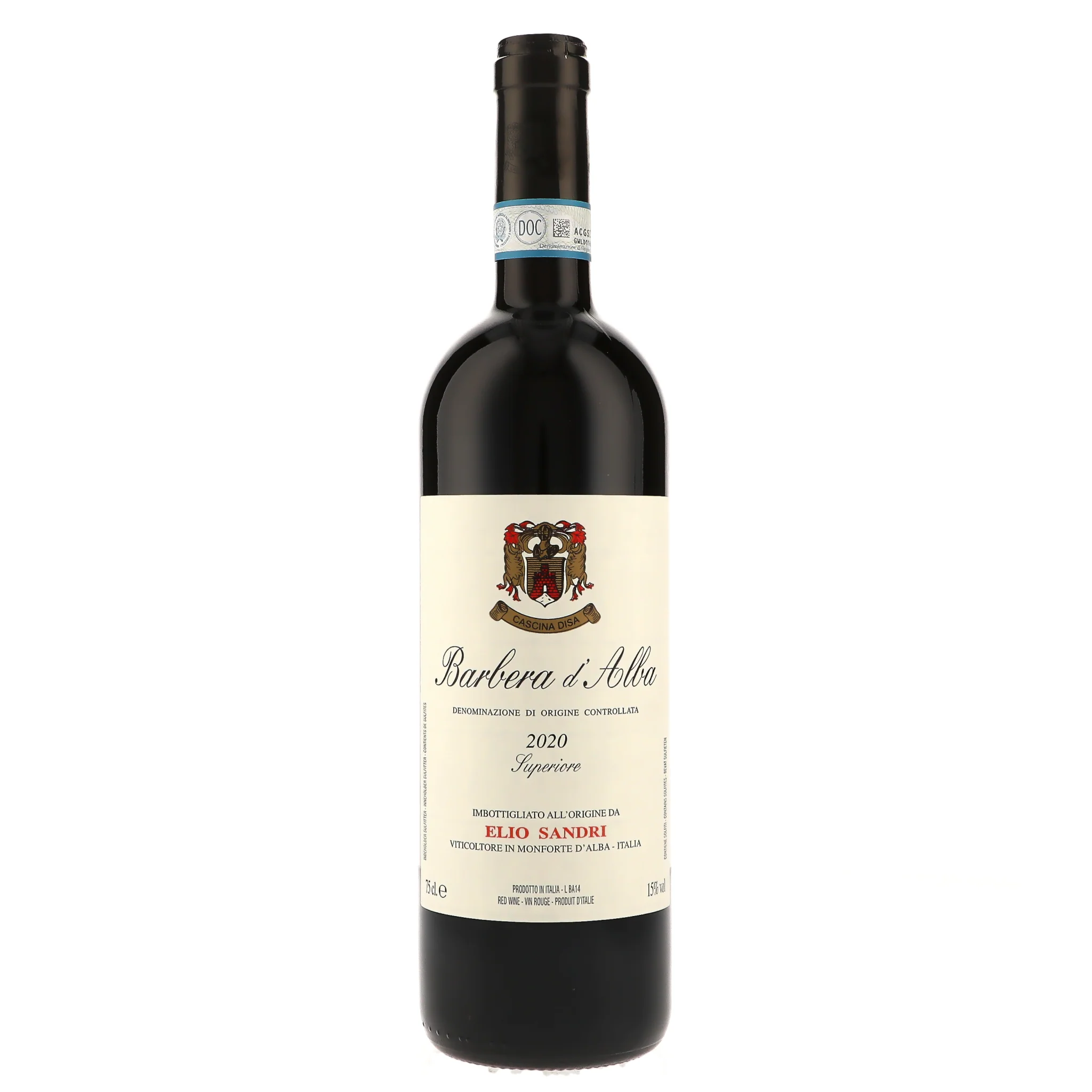 2020 Elio Sandri, Barbera d'Alba, Superiore