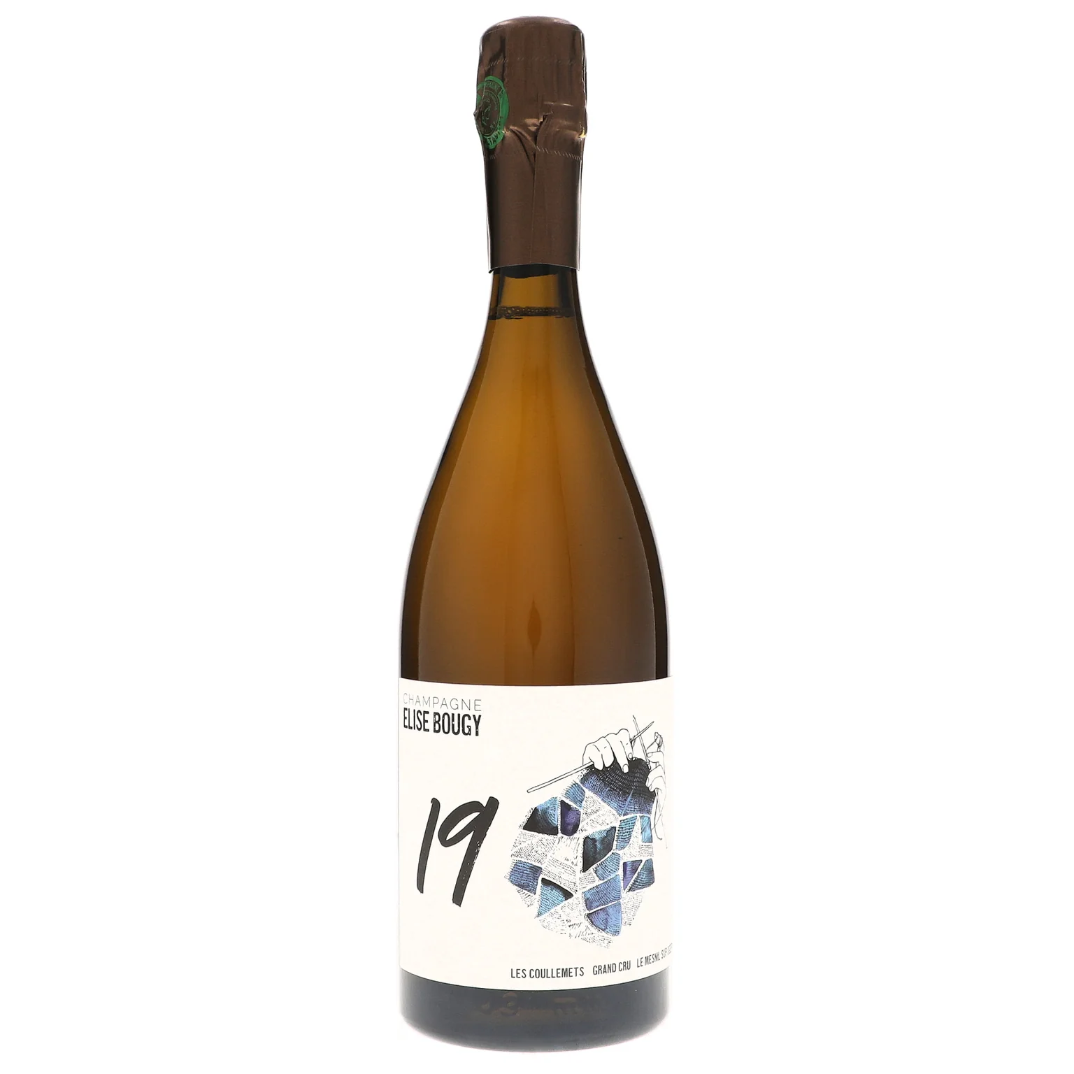 NV Elise Bougy, Les Coullemets Base 2019 Grand Cru, Le Mesnil-sur-Oger