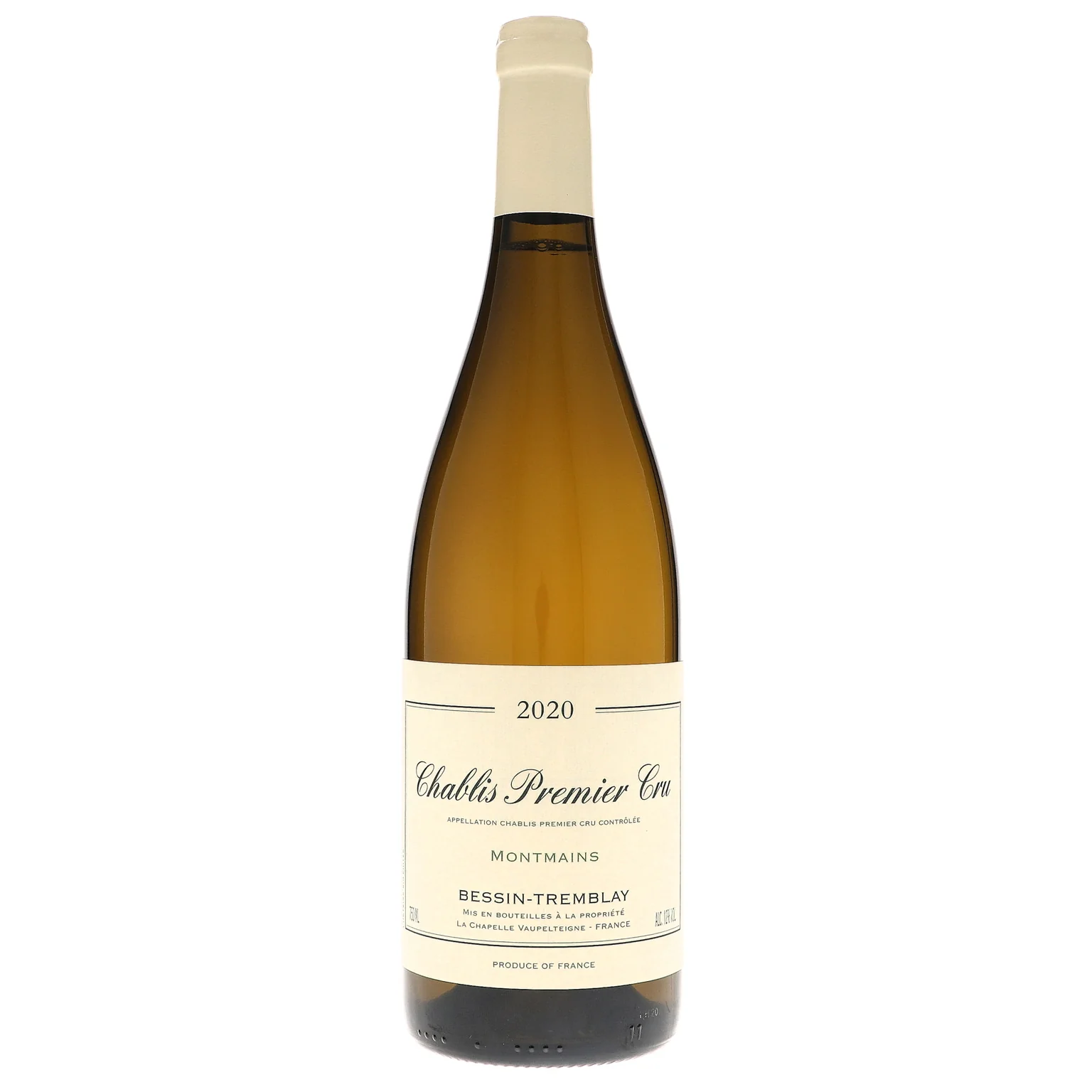 2020 Jean-Claude Bessin, Chablis Premier Cru, Montmains