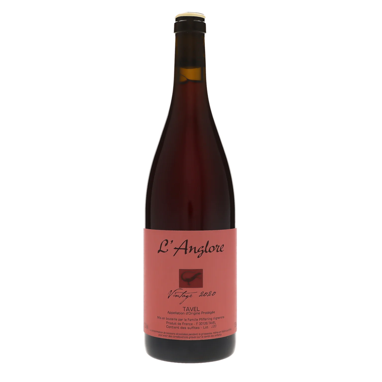 2020 l'Anglore, Tavel, Vintage, Rose
