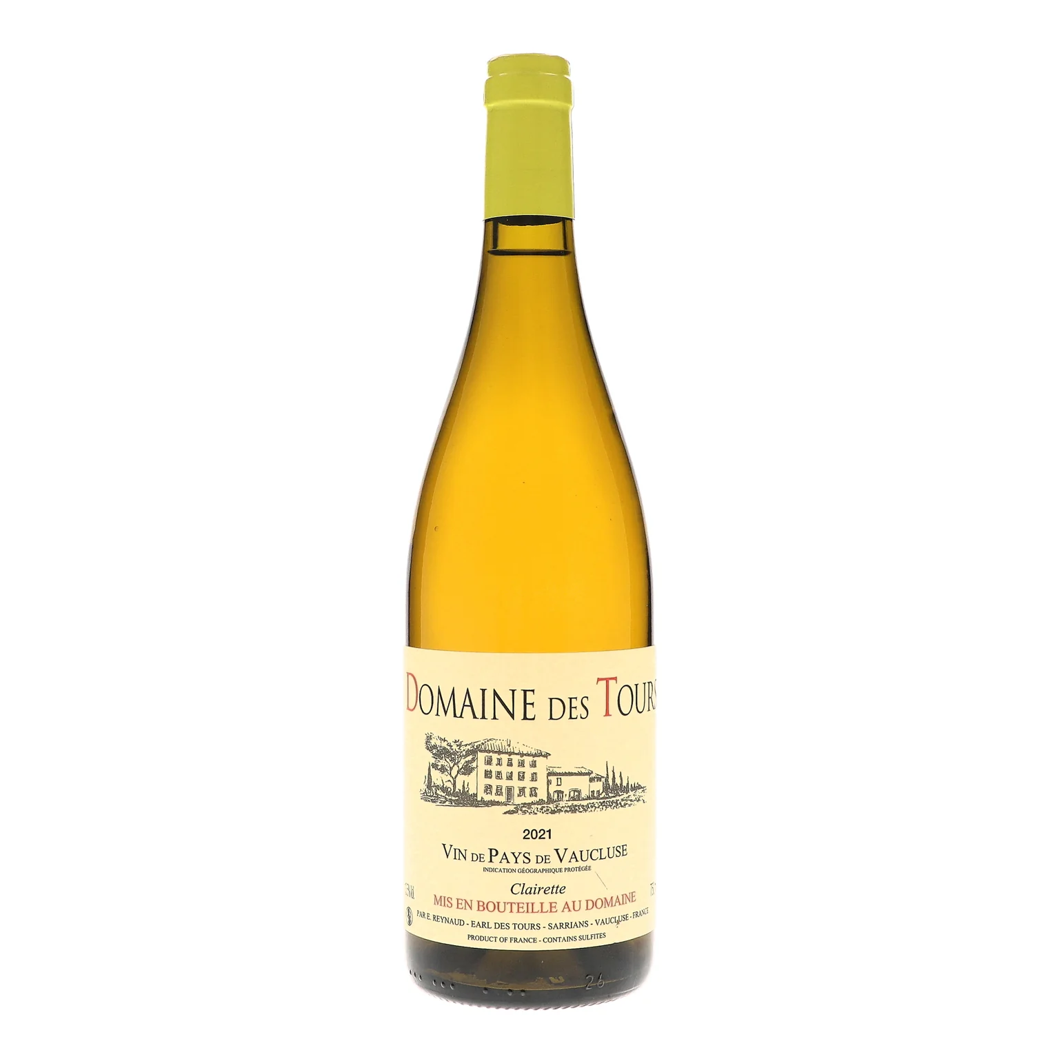 2021 Domaine des Tours, Blanc, Vaucluse