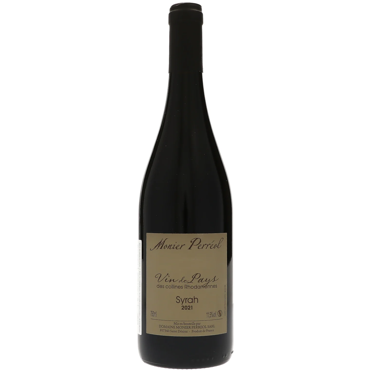 2021 Domaine Monier Perreol, Syrah, Collines Rhodaniennes