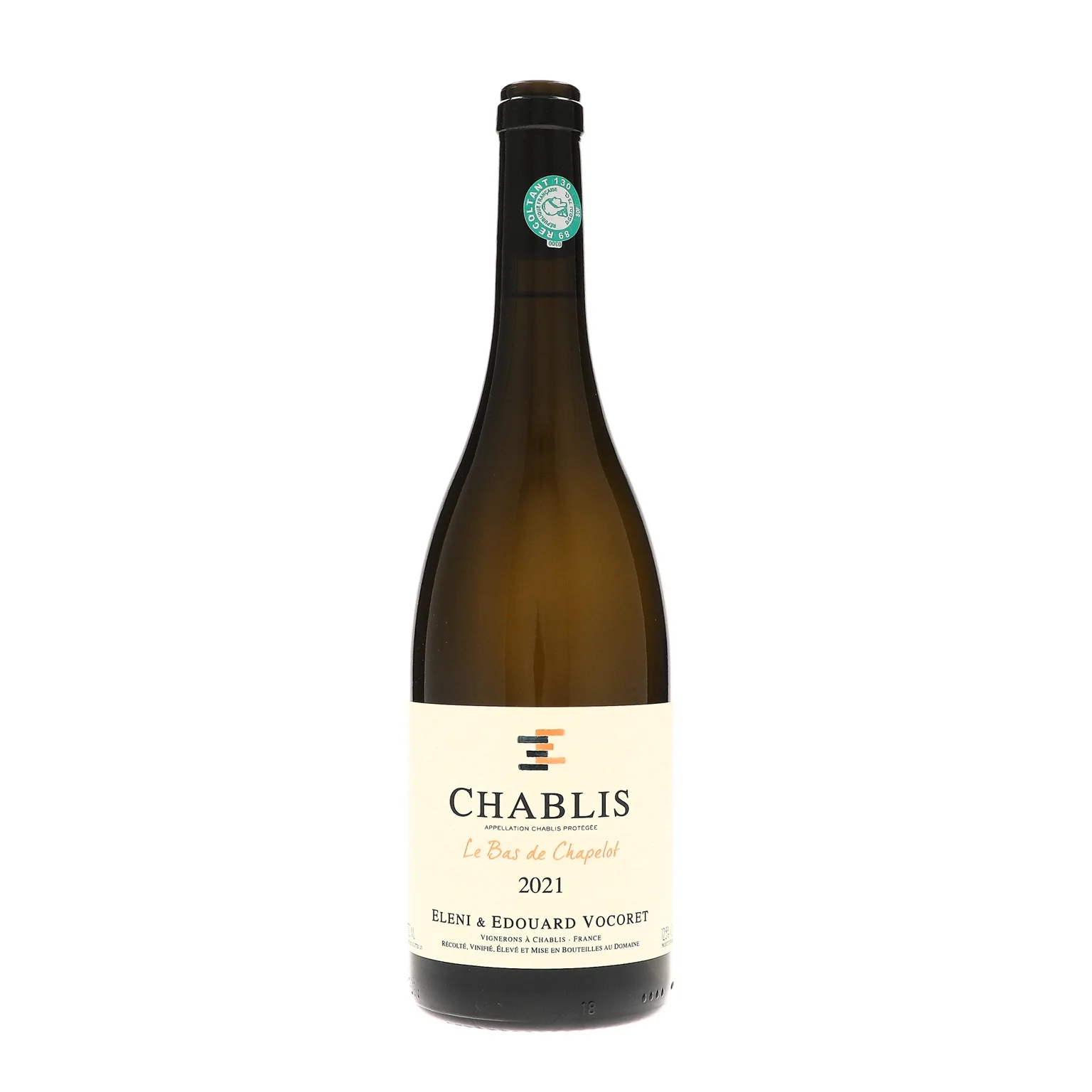 2021 Eleni & Edouard Vocoret, Chablis, Le Bas de Chapelot
