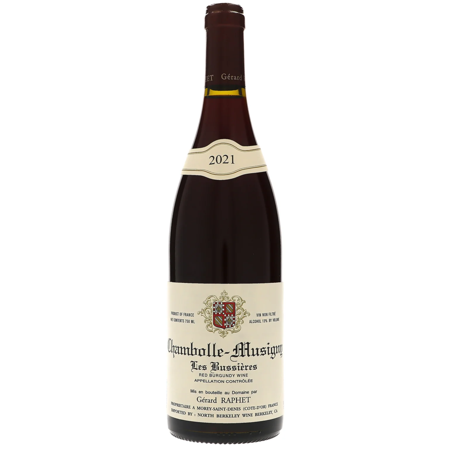 2021 Gerard Raphet, Chambolle-Musigny, Les Bussieres