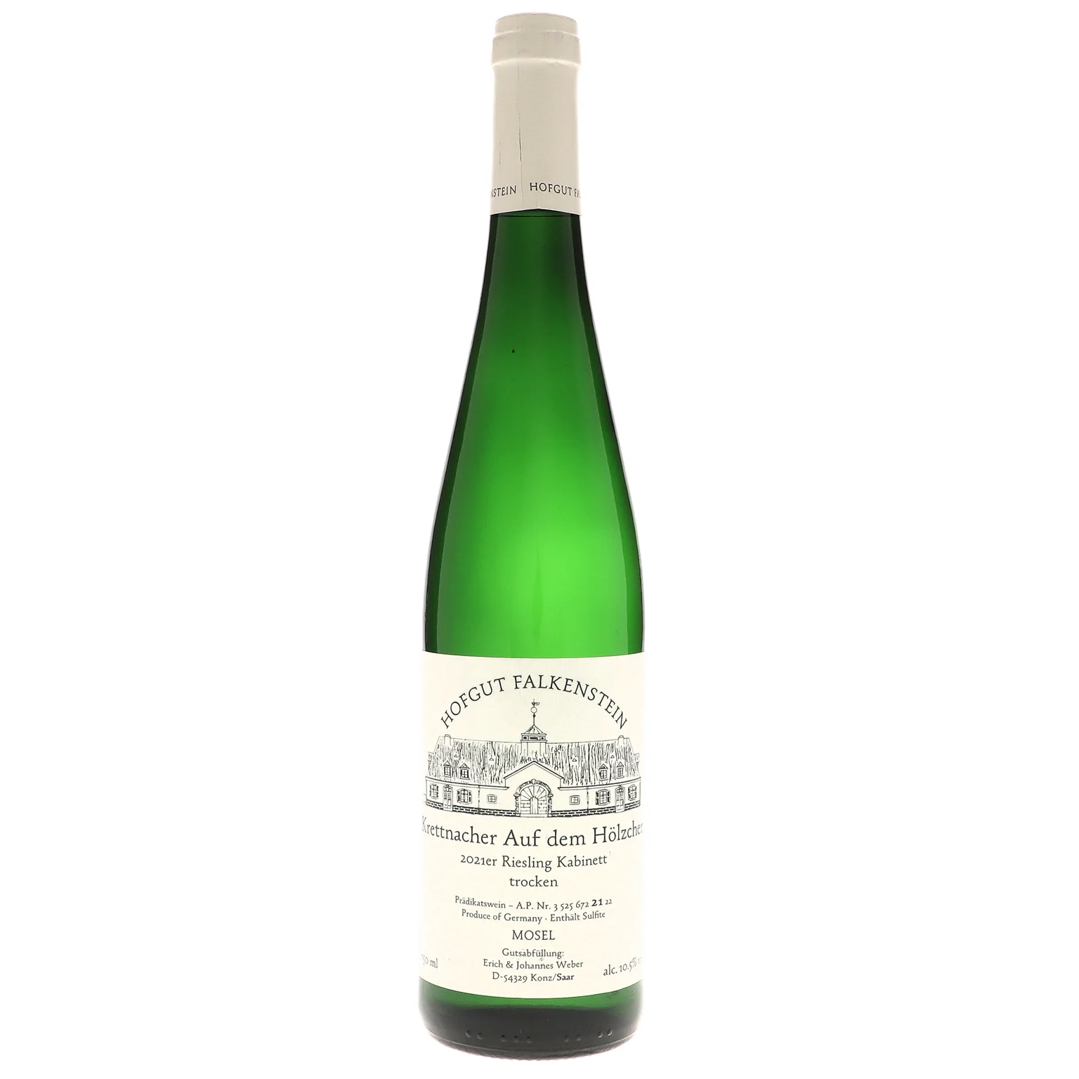 2021 Hofgut Falkenstein, Krettnacher Auf dem Holzchen Riesling Kabinett trocken, Mosel AP-21