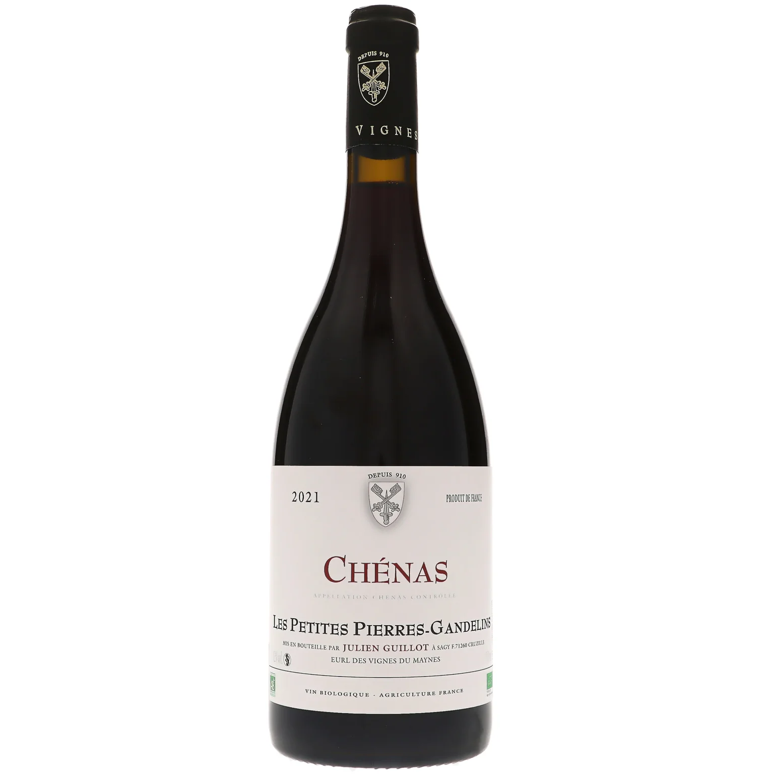 2021 Julien Guillot (Vignes du Maynes), Chenas, Les Petites Pierres-Gandelins