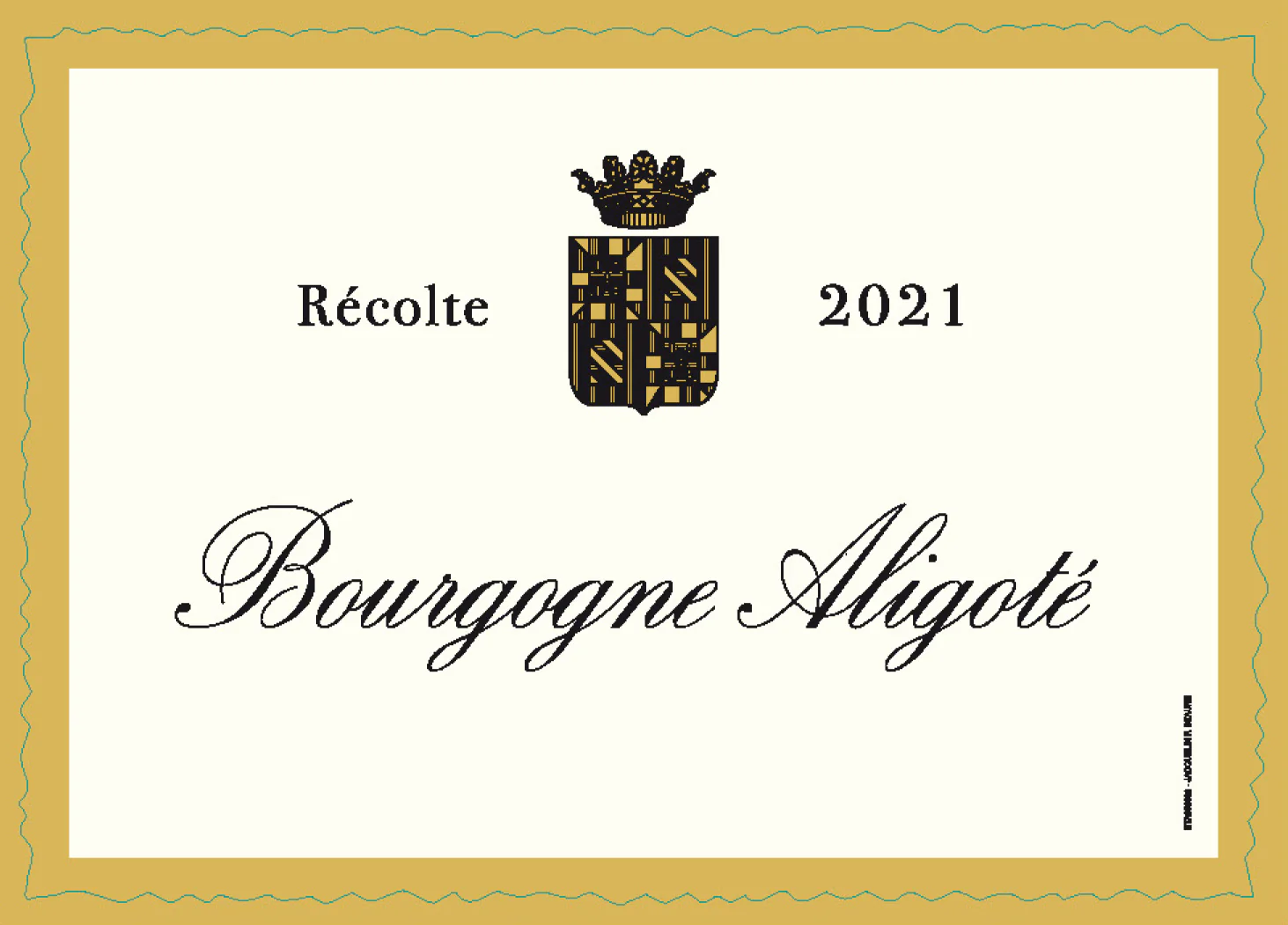 2021 William Kelley, Bourgogne Aligote
