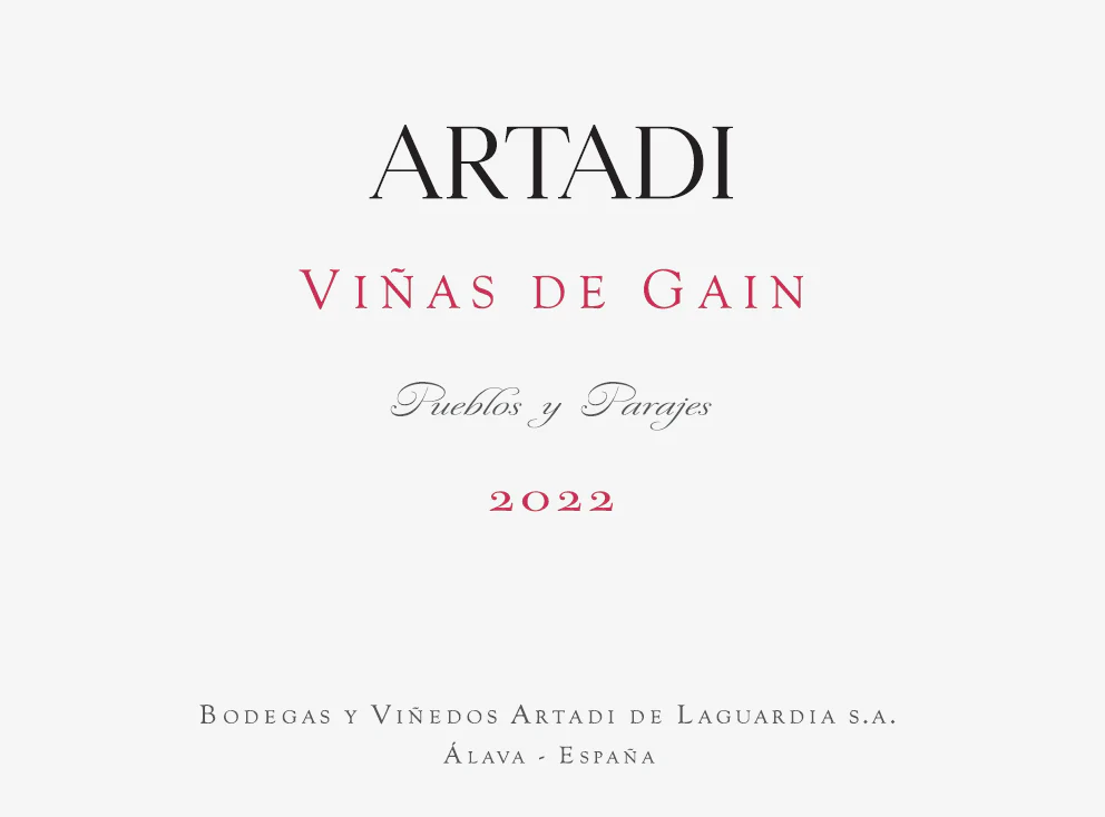 2023 Artadi, Vinas Gain