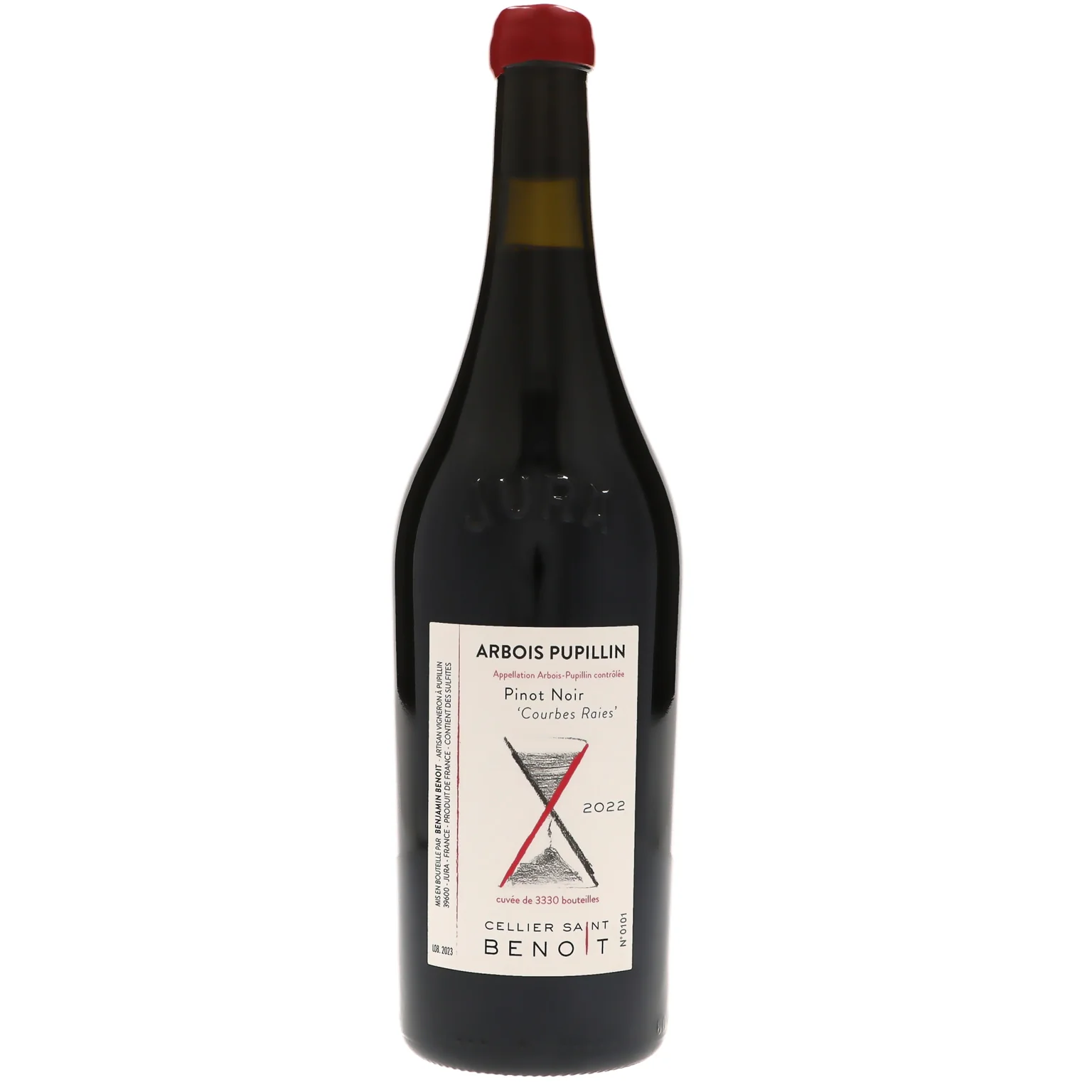 2022 Cellier Saint Benoit, Arbois Pupillin, Courbes Raies Pinot Noir