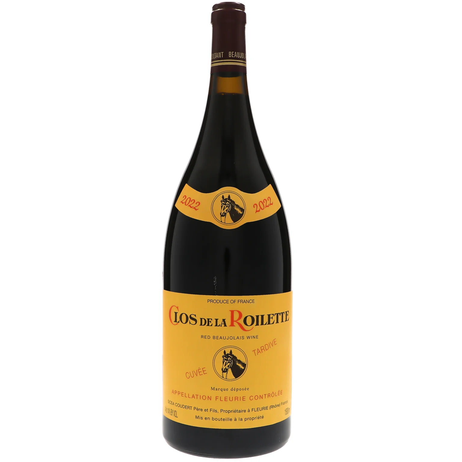2022 Coudert, Clos de la Roilette Cuvee Tardive, Fleurie 1.5L