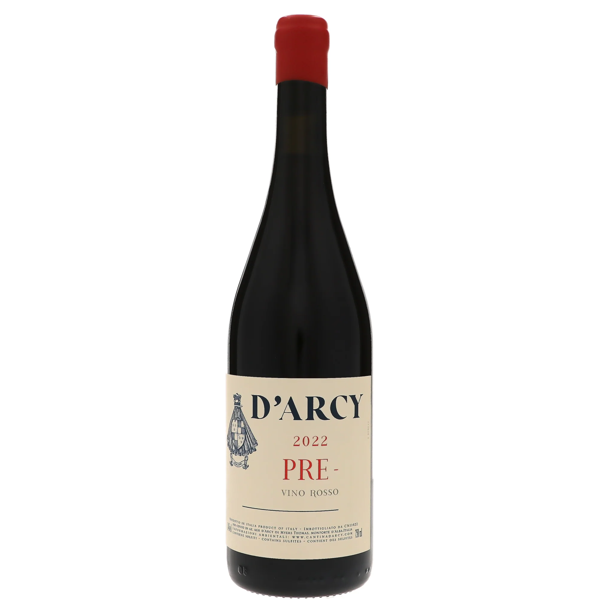 2022 D'Arcy, Pre- Vino Rosso, VdT