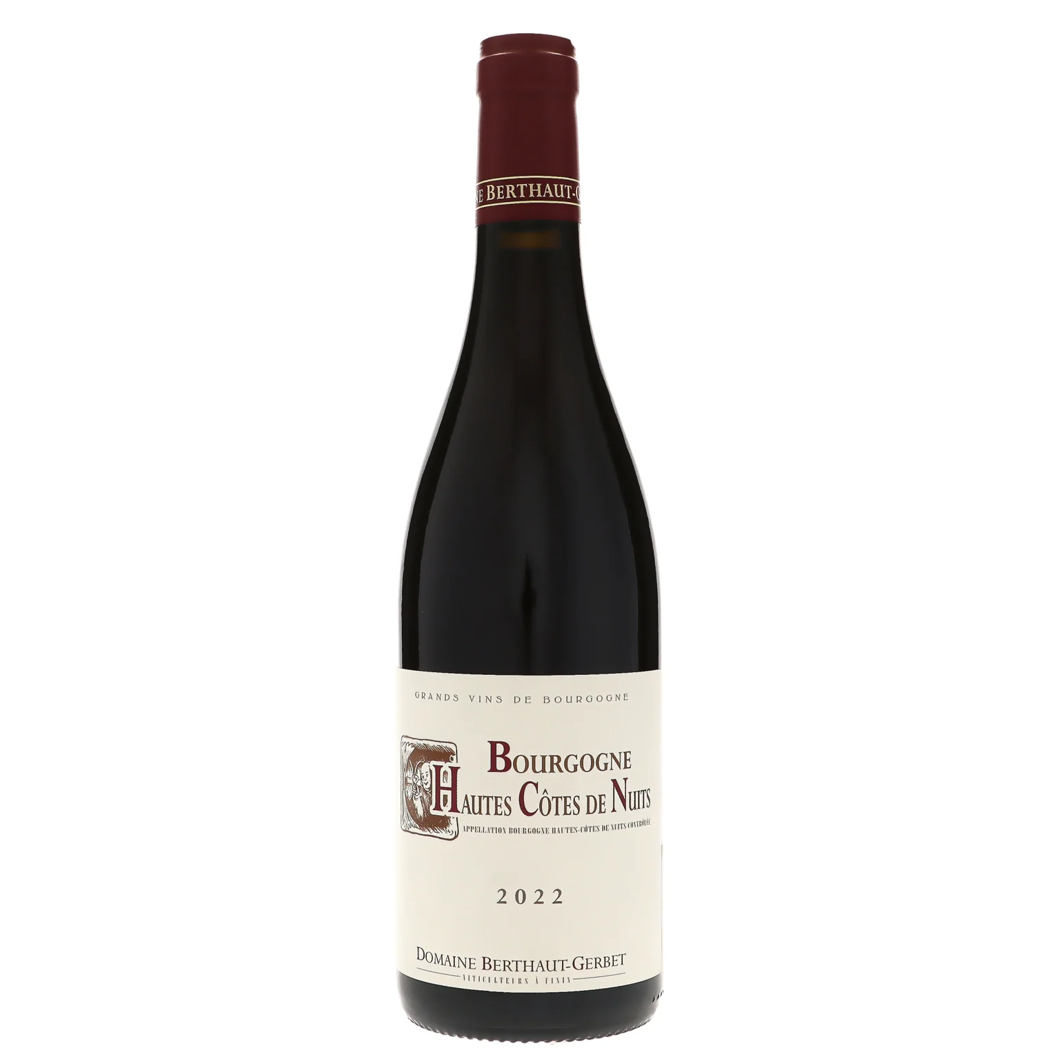 2022 Domaine Berthaut-Gerbet, Bourgogne, Hautes Cotes de Nuits