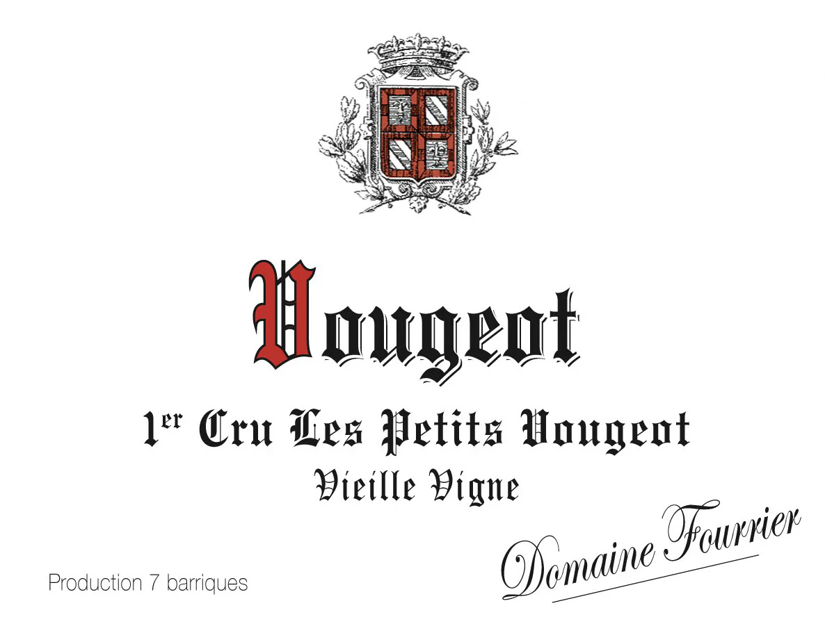 2022 Domaine Fourrier, Vougeot Premier Cru, Les Petits Vougeots Vieille Vigne