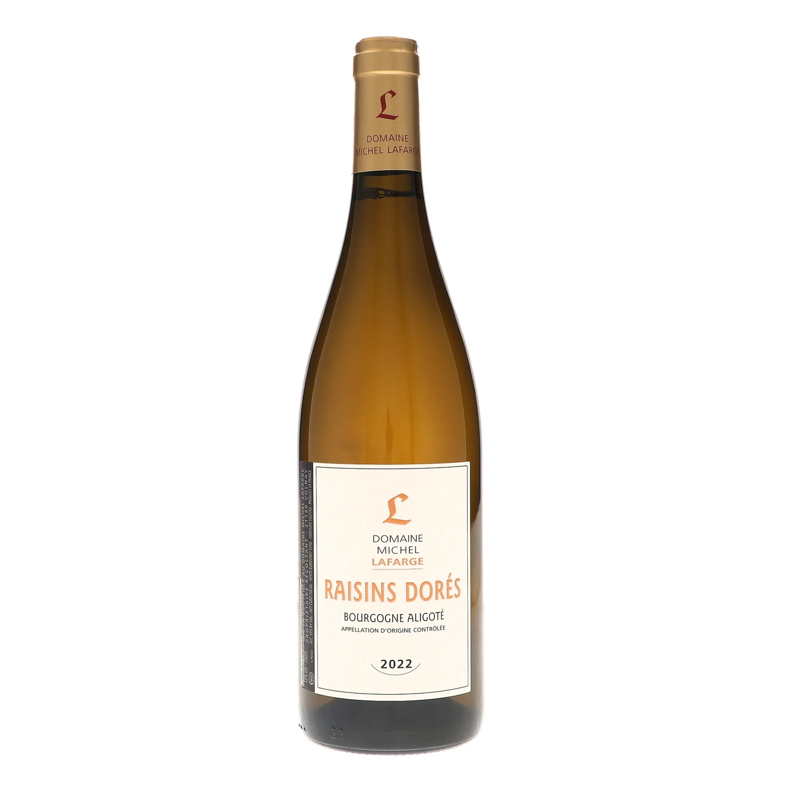 2022 Domaine Michel Lafarge, Bourgogne Aligote, Raisins Dores