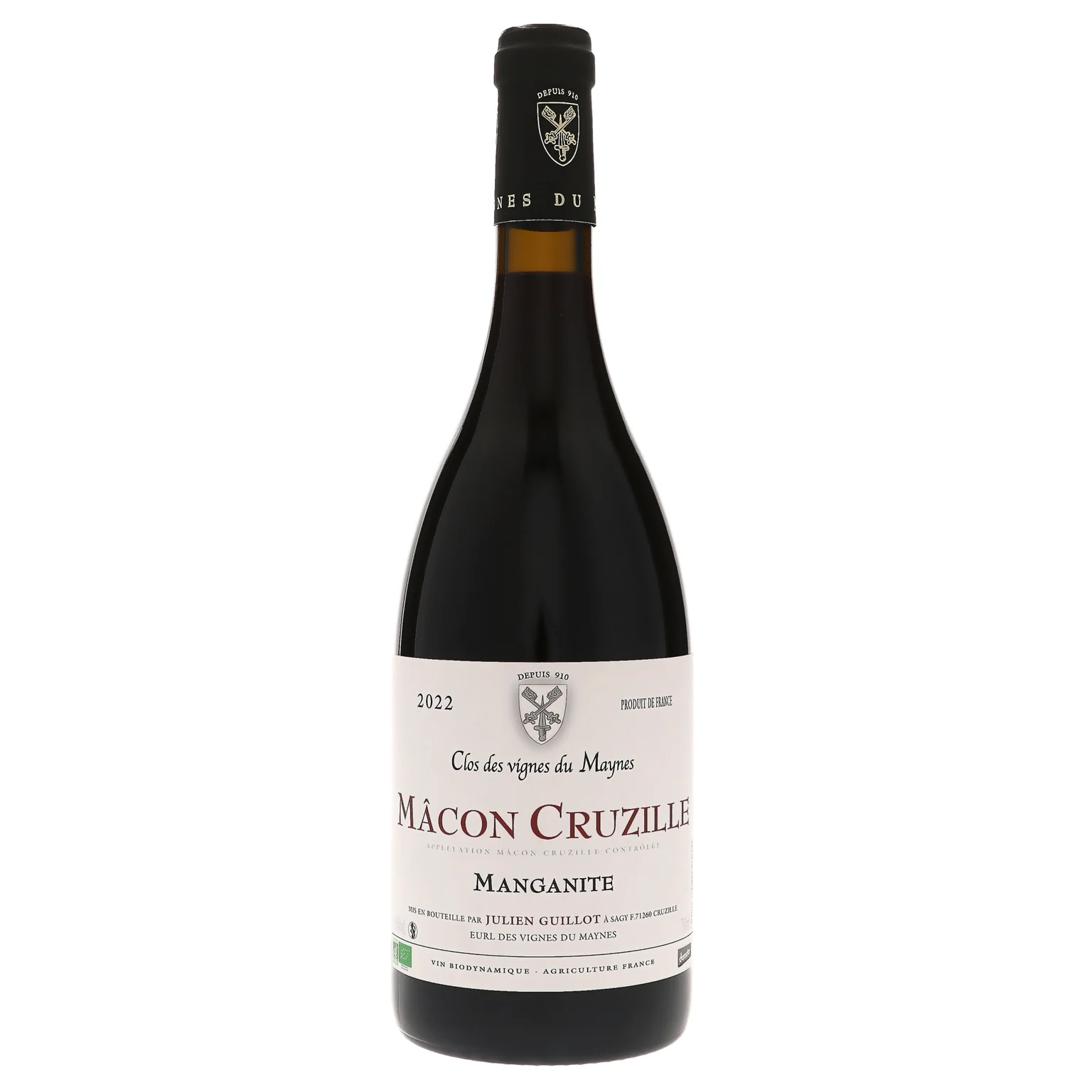 2022 Julien Guillot (Vignes du Maynes), Macon, Cruzille Manganite