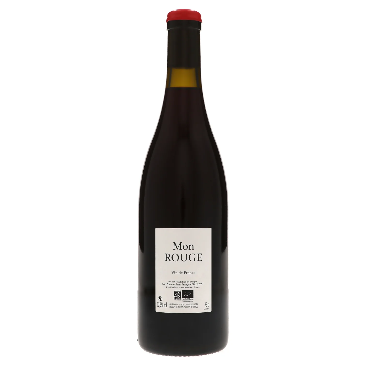 2023 Anne et Jean-Francois Ganevat, Mon Rouge, VdF
