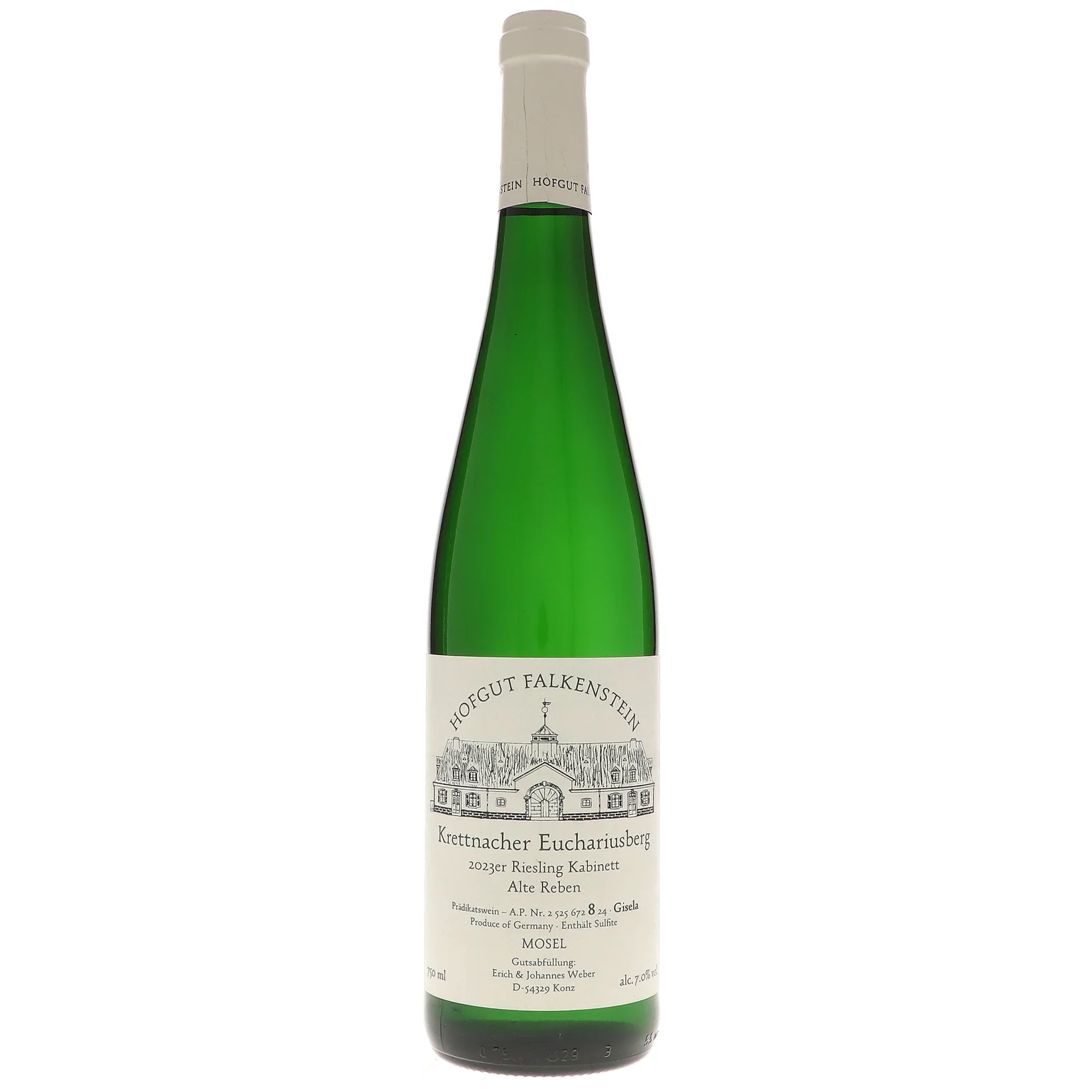 2023 Hofgut Falkenstein, Krettnacher Euchariusberg Riesling Kabinett Alte Reben Gisela, Mosel AP-8