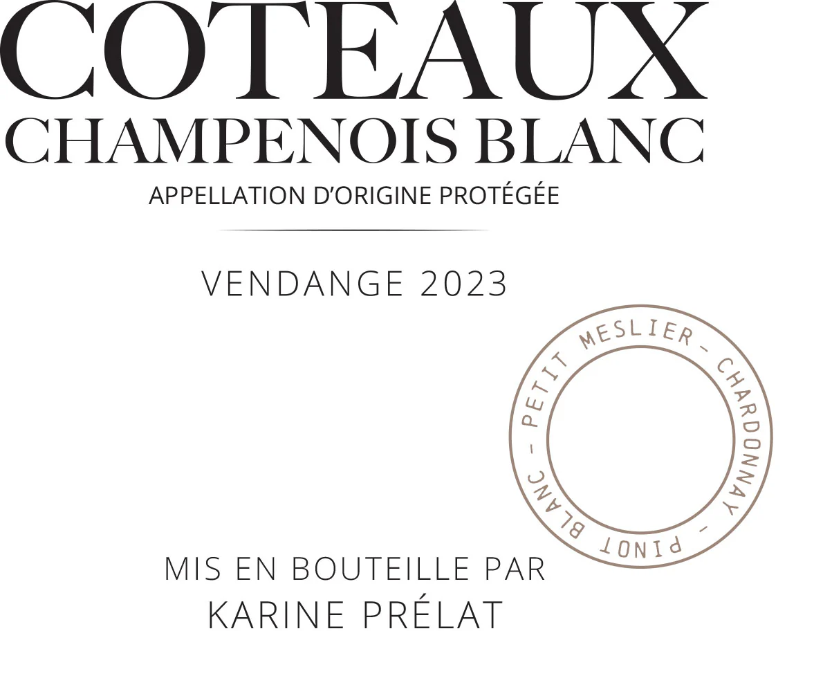 2023 Karine Prelat, 3 Cepages Blanc, Coteaux Champenois