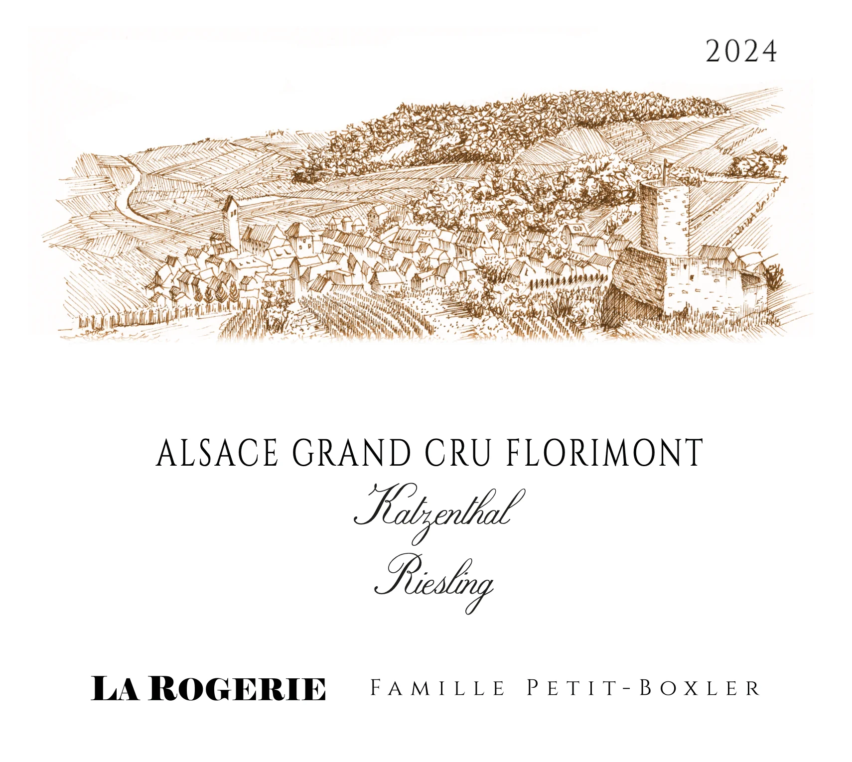 2024 La Rogerie, Katzenthal Riesling Grand Cru, Florimont