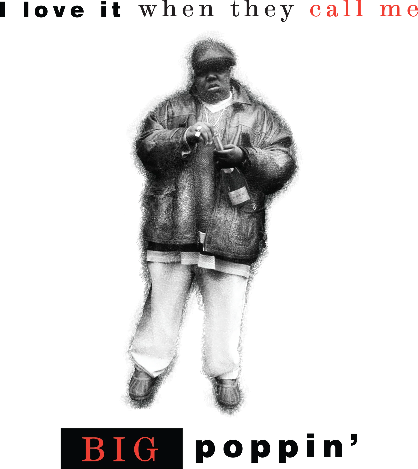 I love it when...Big Poppin - Large Tee - Image 4
