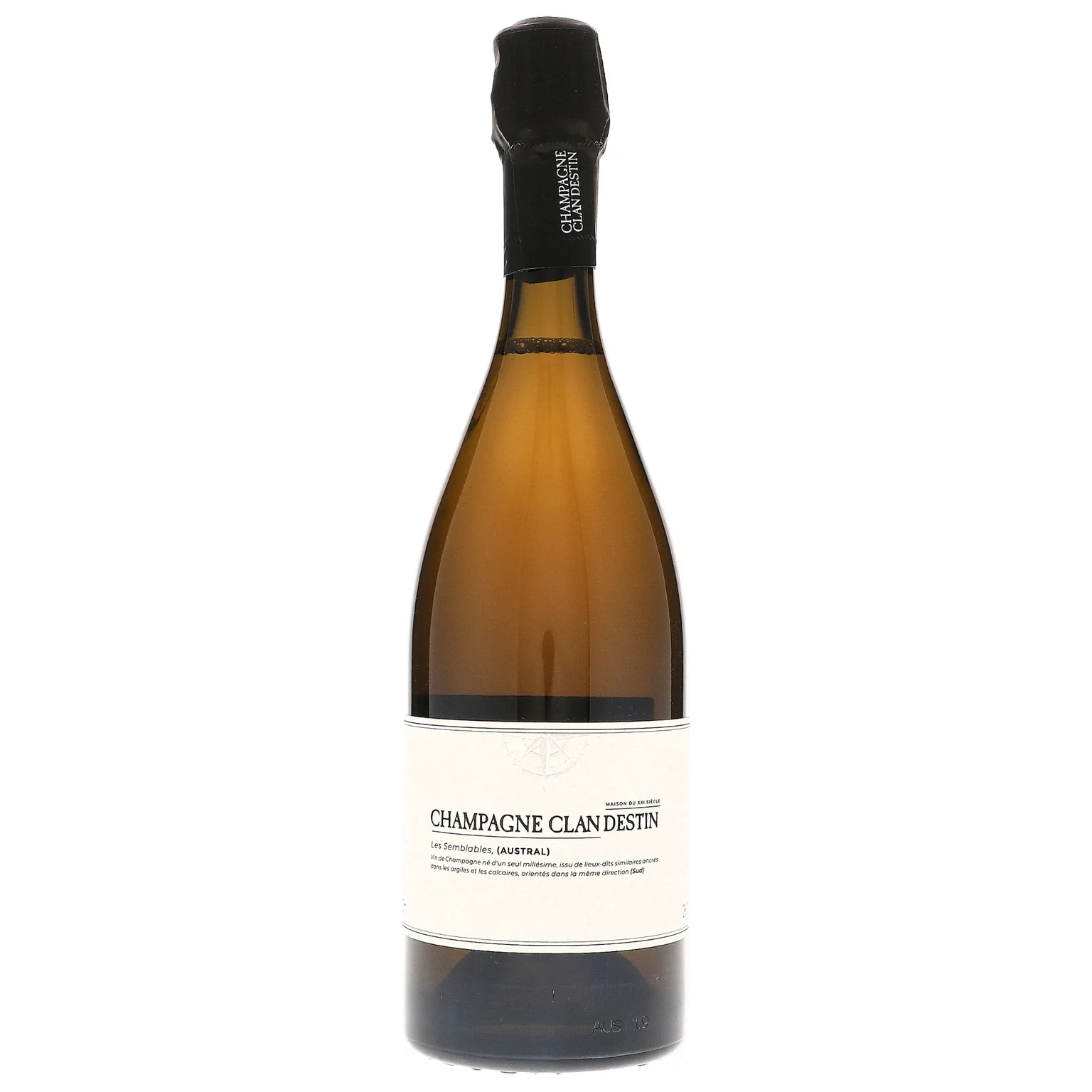 NV Clandestin, Les Semblables Austral Brut Nature, Champagne {2019 Base}