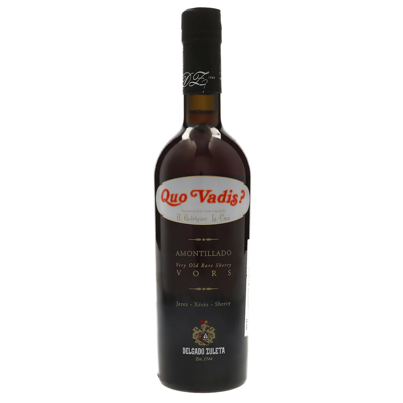NV Delgado Zuleta, Quo Vadis? Amontillado Sherry 500ML