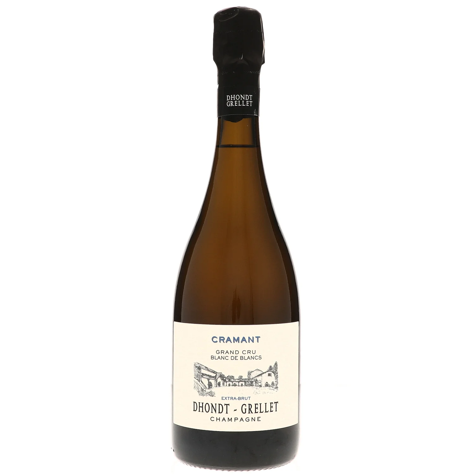 NV Dhondt Grellet, Blanc de Blancs Extra Brut Grand Cru, Cramant {2018 Base, Disgorged 2021}