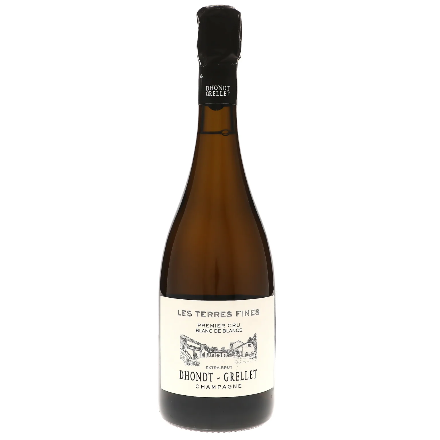 NV Dhondt Grellet, Les Terres Fines Blanc de Blancs Premier Cru {Disgorged 2021}