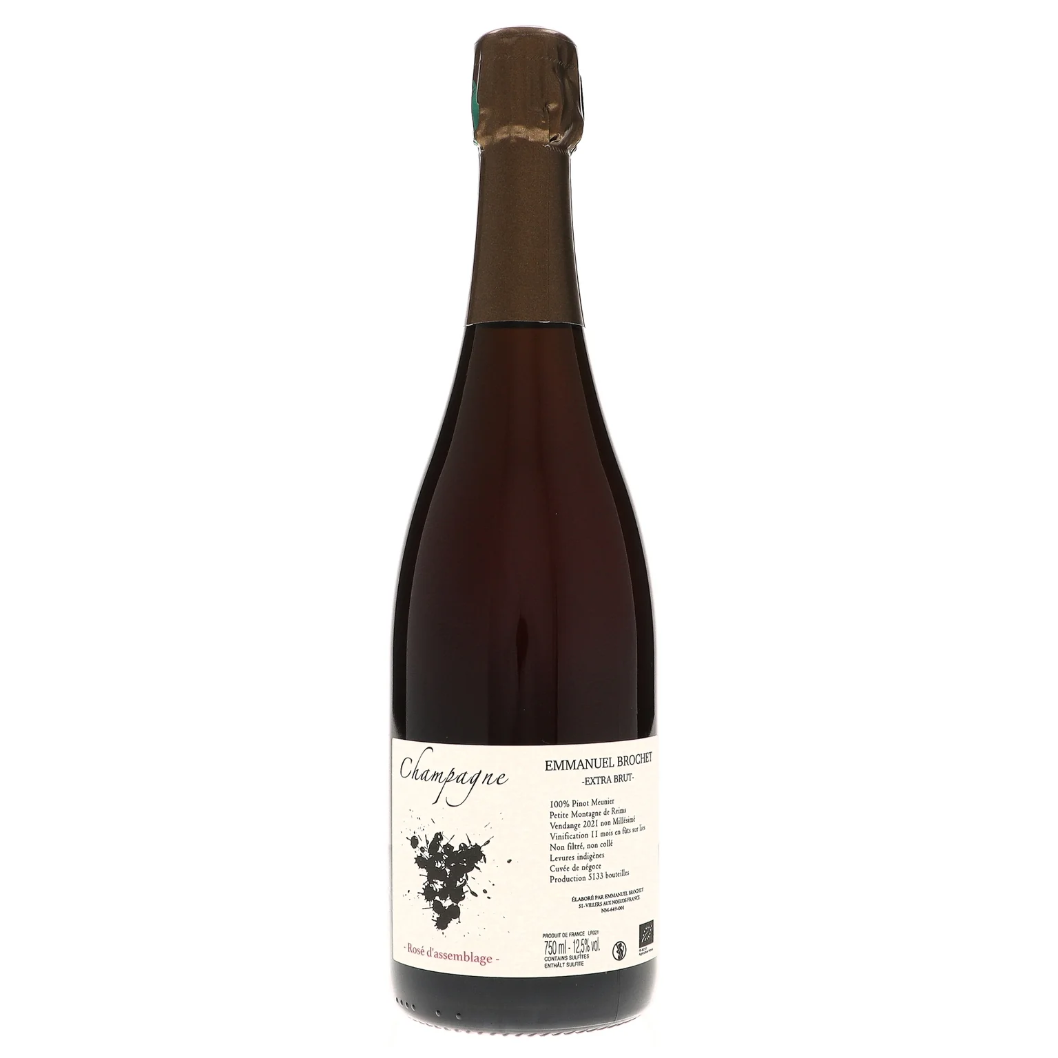 NV Emmanuel Brochet, Rose d'assemblage Extra Brut {Base 2021}
