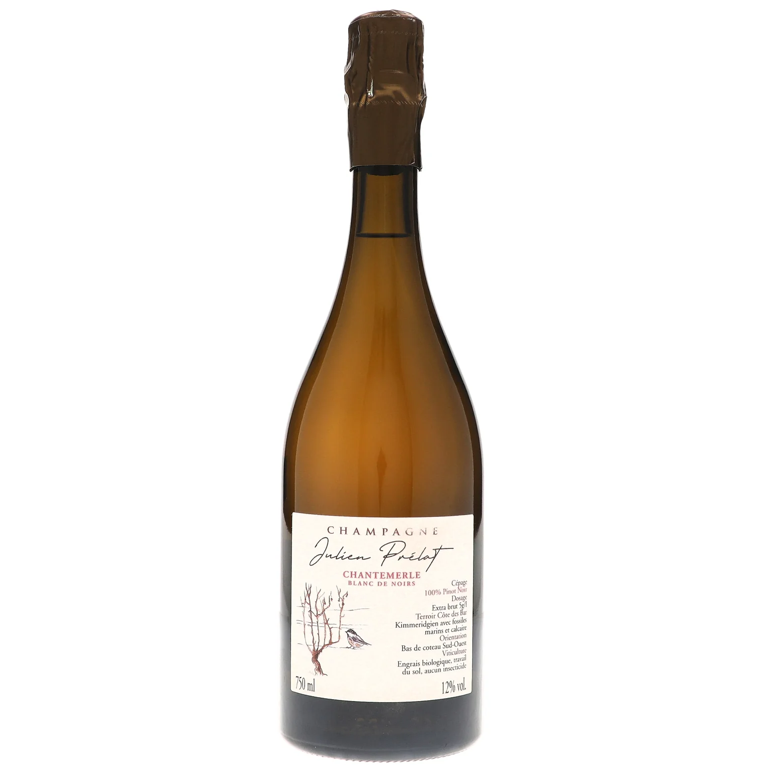 NV Julien Prelat, Chantemerle Blanc de Noirs Extra Brut, Champagne