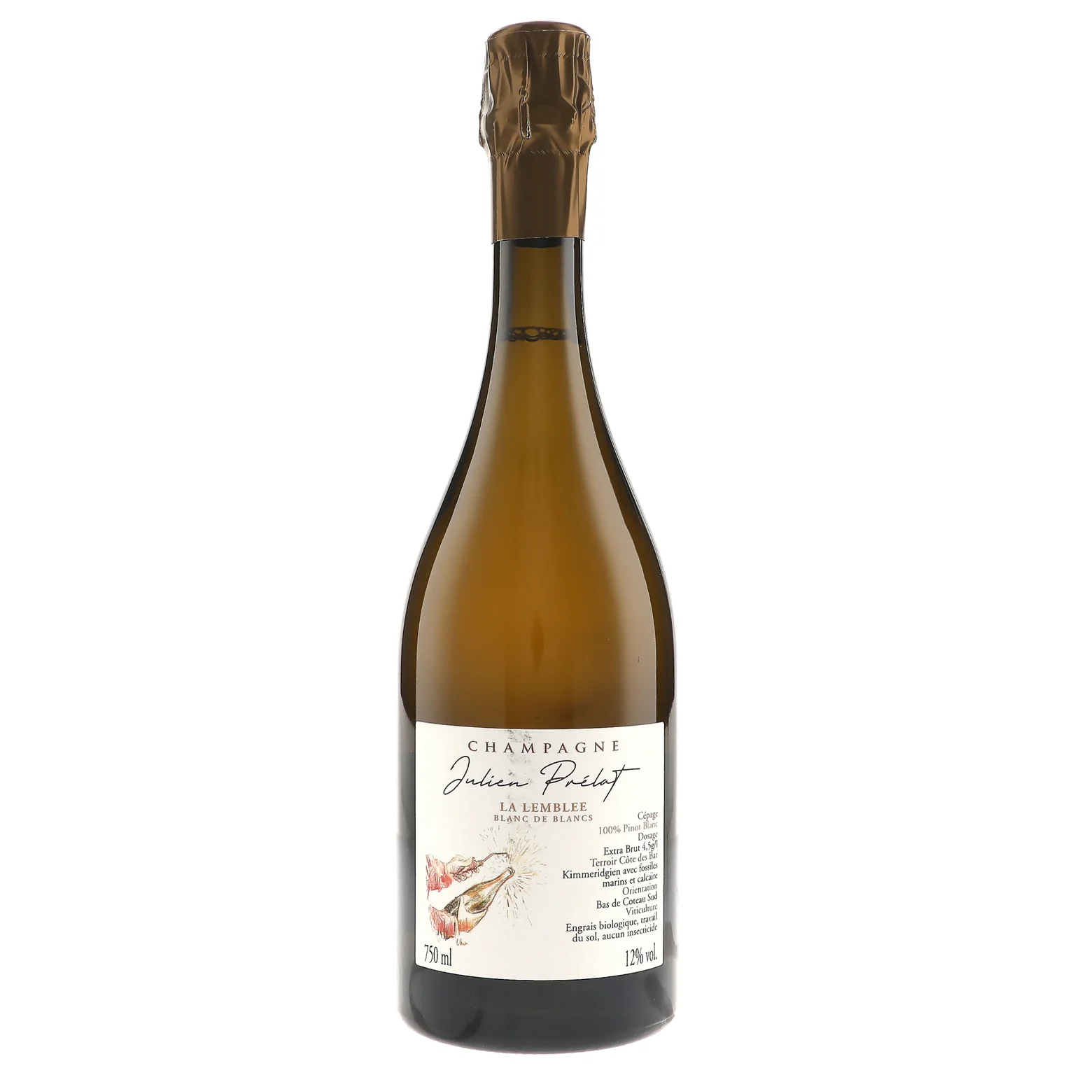NV Julien Prelat, La Lemblee Blanc de Blancs, Champagne {2019 Base}