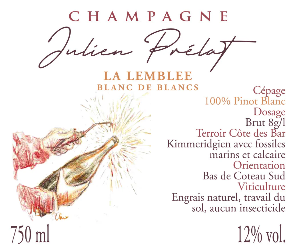 NV Julien Prelat, La Lemblee Blanc de Blancs, Champagne {2020 Base}