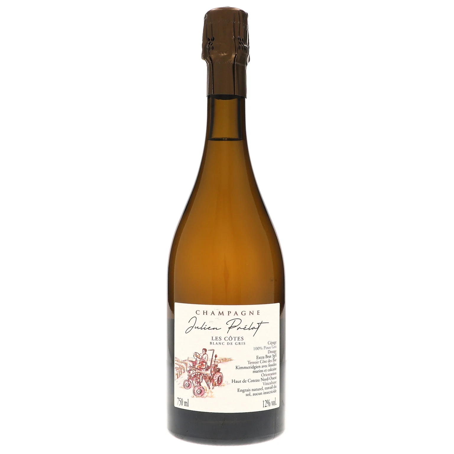 NV Julien Prelat, Les Cotes Blanc de Gris, Champagne {2021 Base}