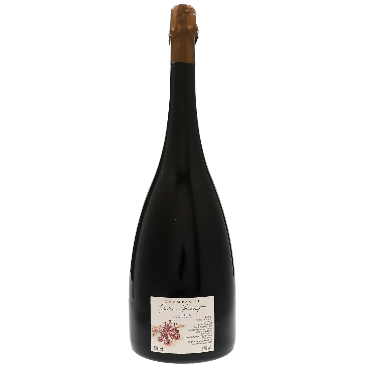 NV Julien Prelat, Les Cotes Blanc de Gris, Champagne 3L {2021 Base}